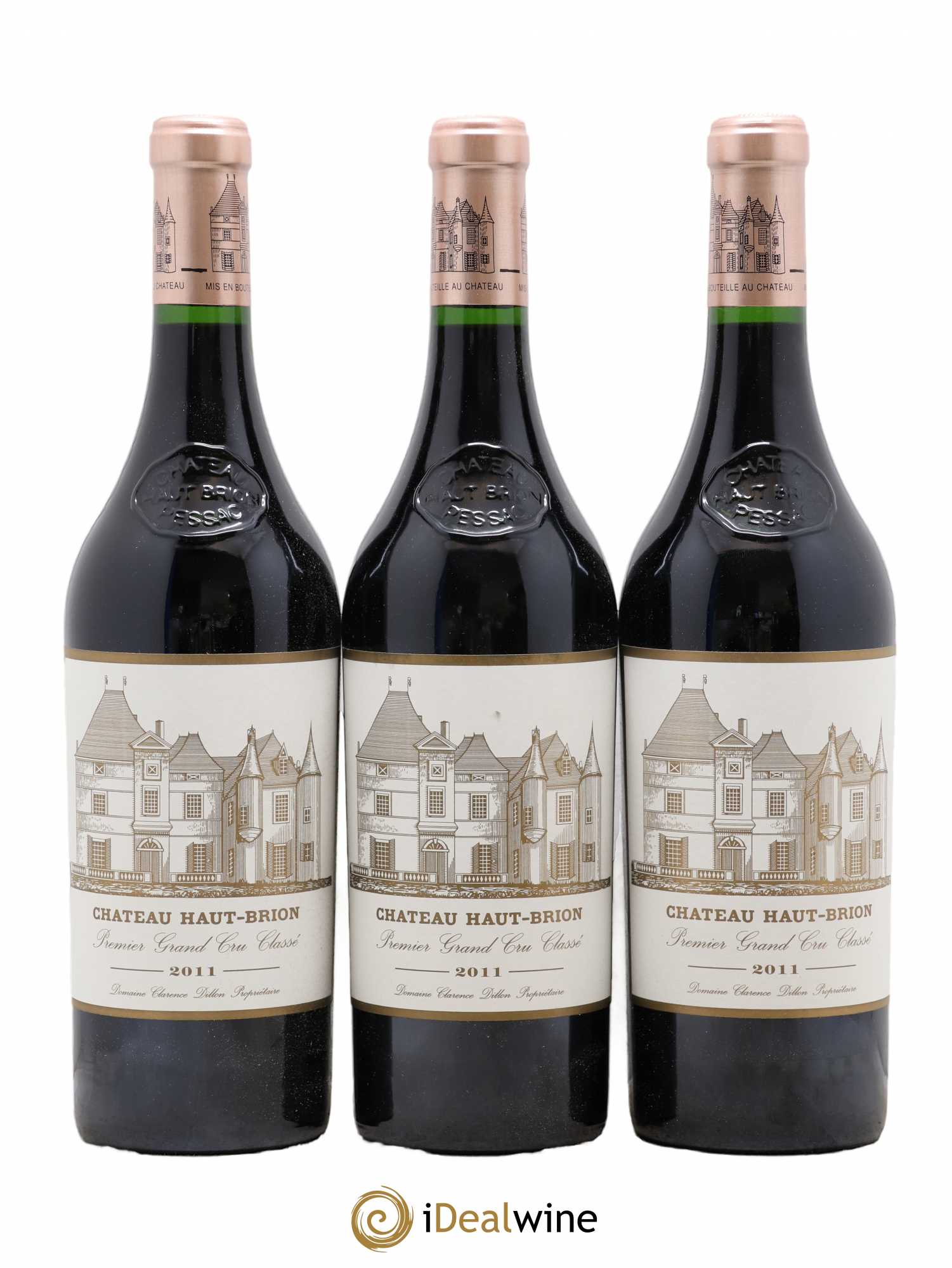 Château Haut Brion 1er Grand Cru Classé 2011 - Lot de 3 bouteilles - 0