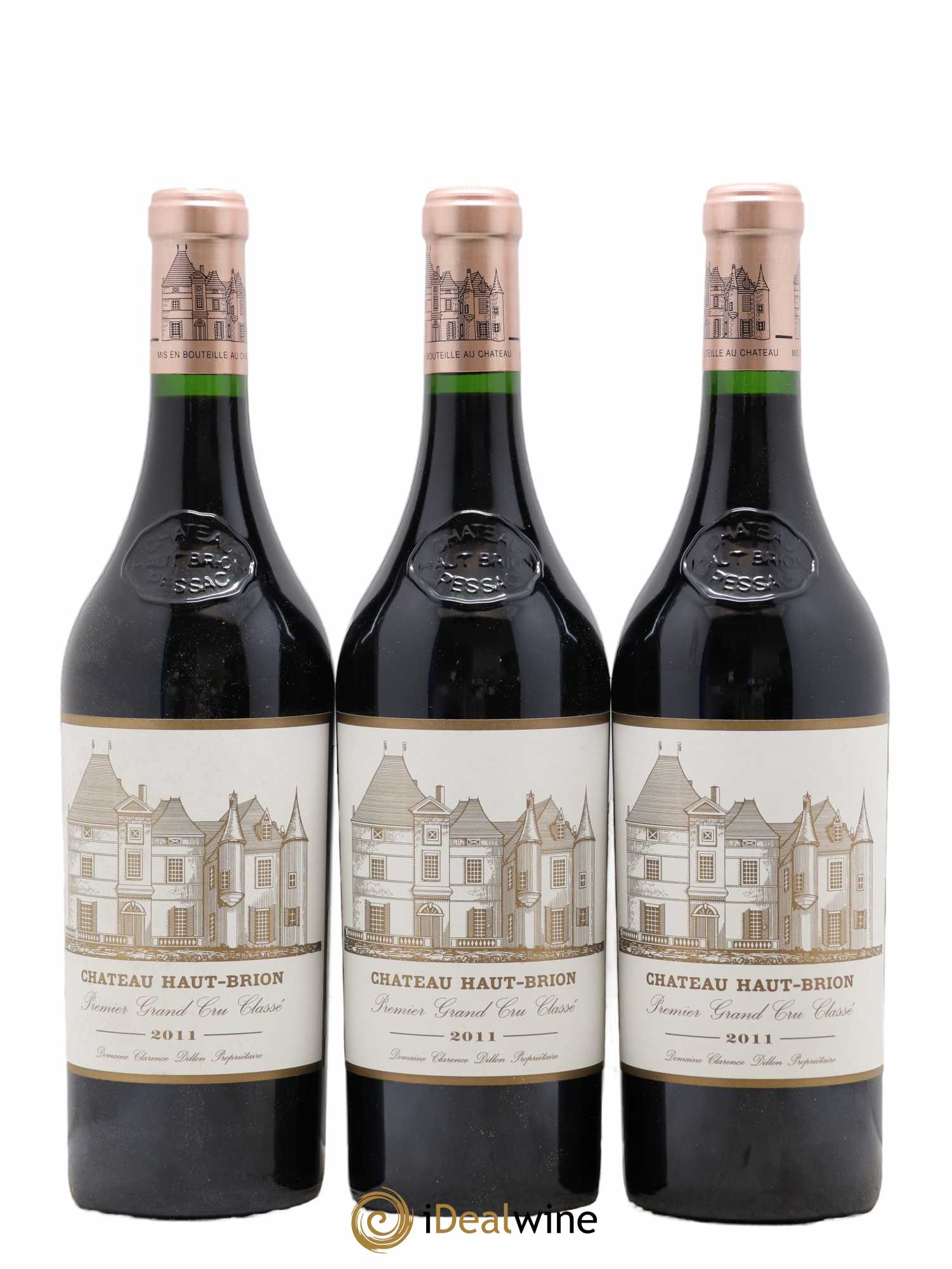 Château Haut Brion 1er Grand Cru Classé 2011 - Lot de 3 bouteilles - 0