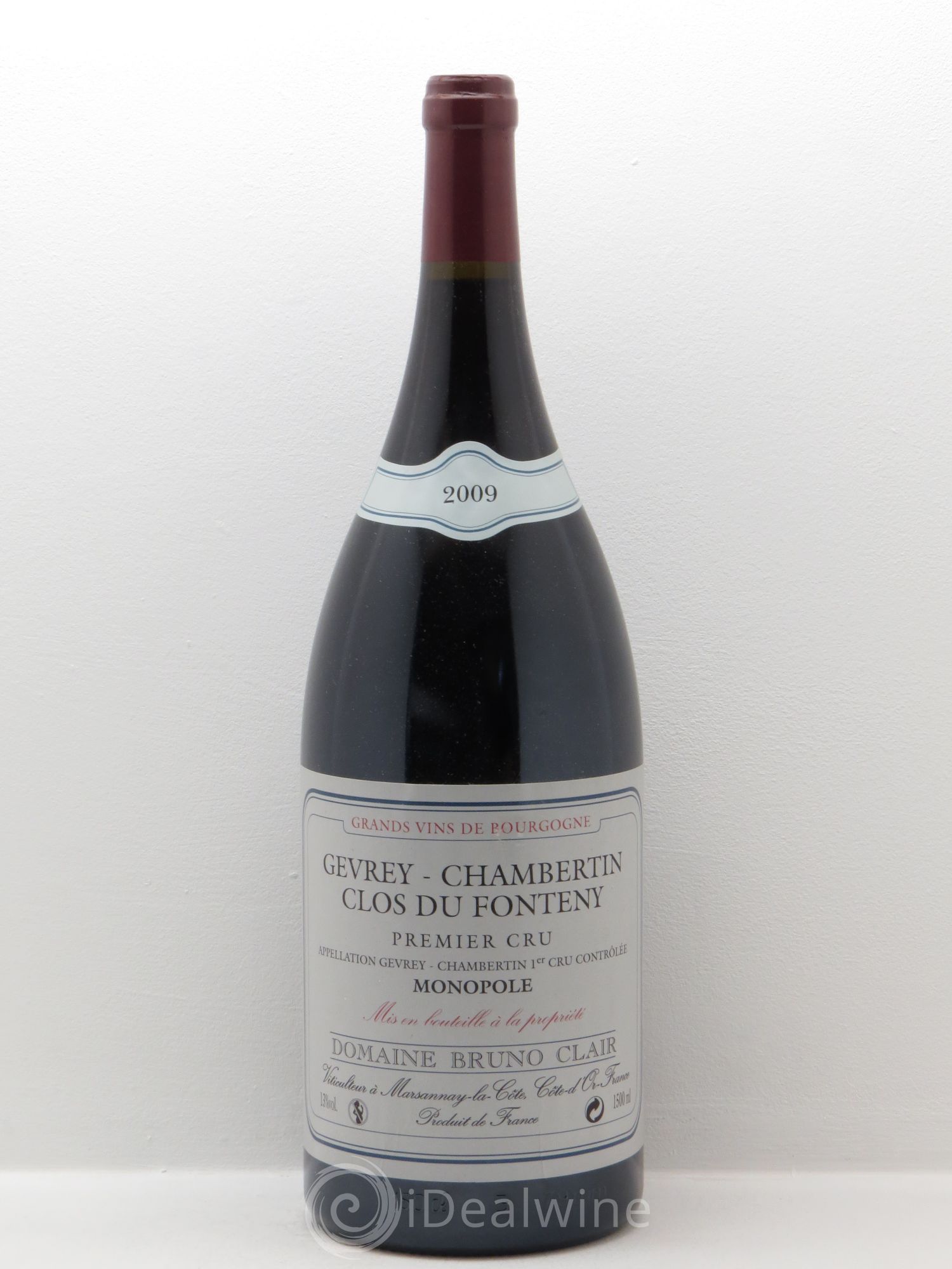 Gevrey-Chambertin 1er Cru Clos du Fonteny Bruno Clair (Domaine) 2009 - Lot de 1 magnum - 0