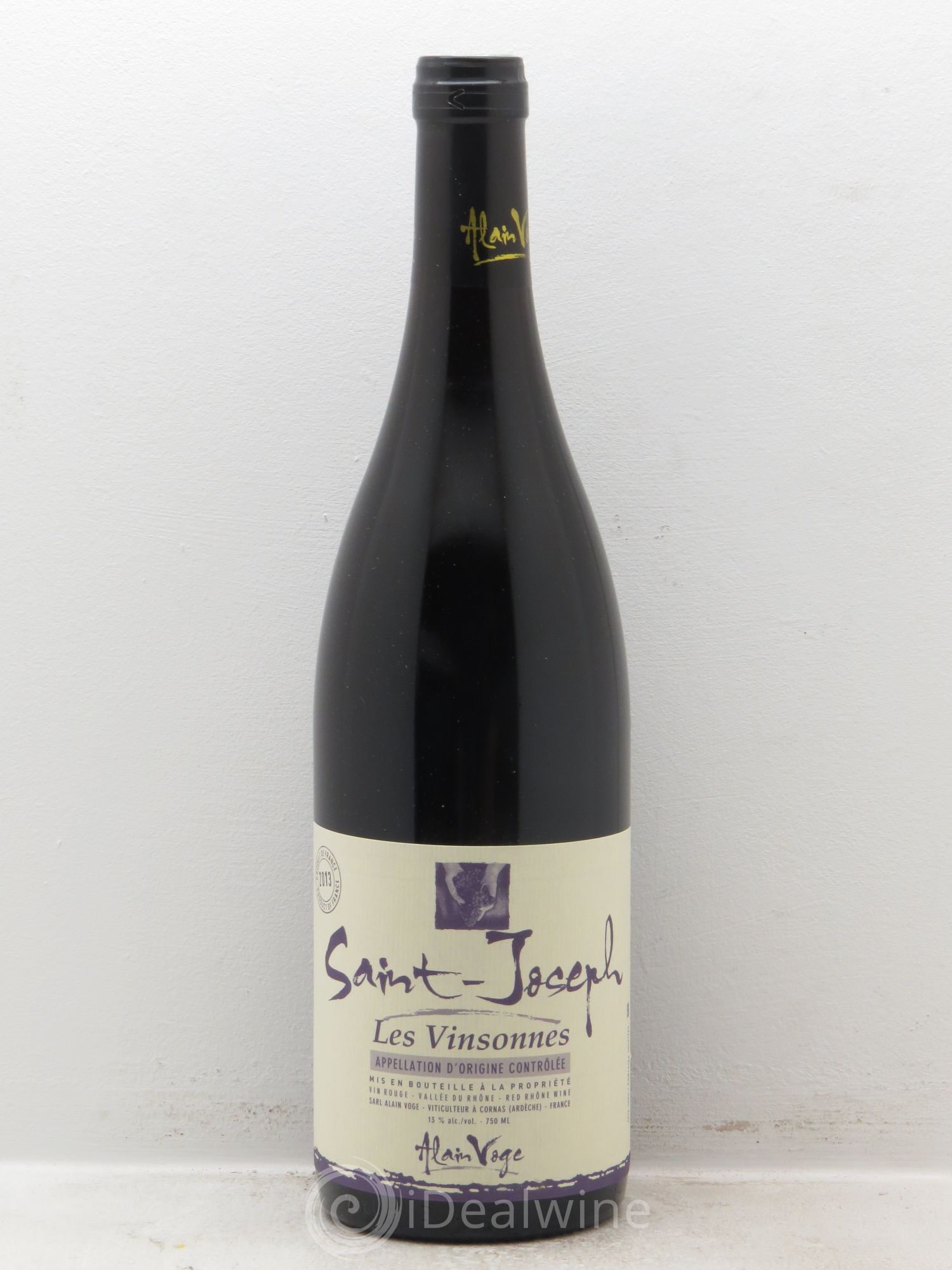 Saint-Joseph Les Vinsonnes Alain Voge (Domaine) 2013 - Lot de 1 bouteille - 0
