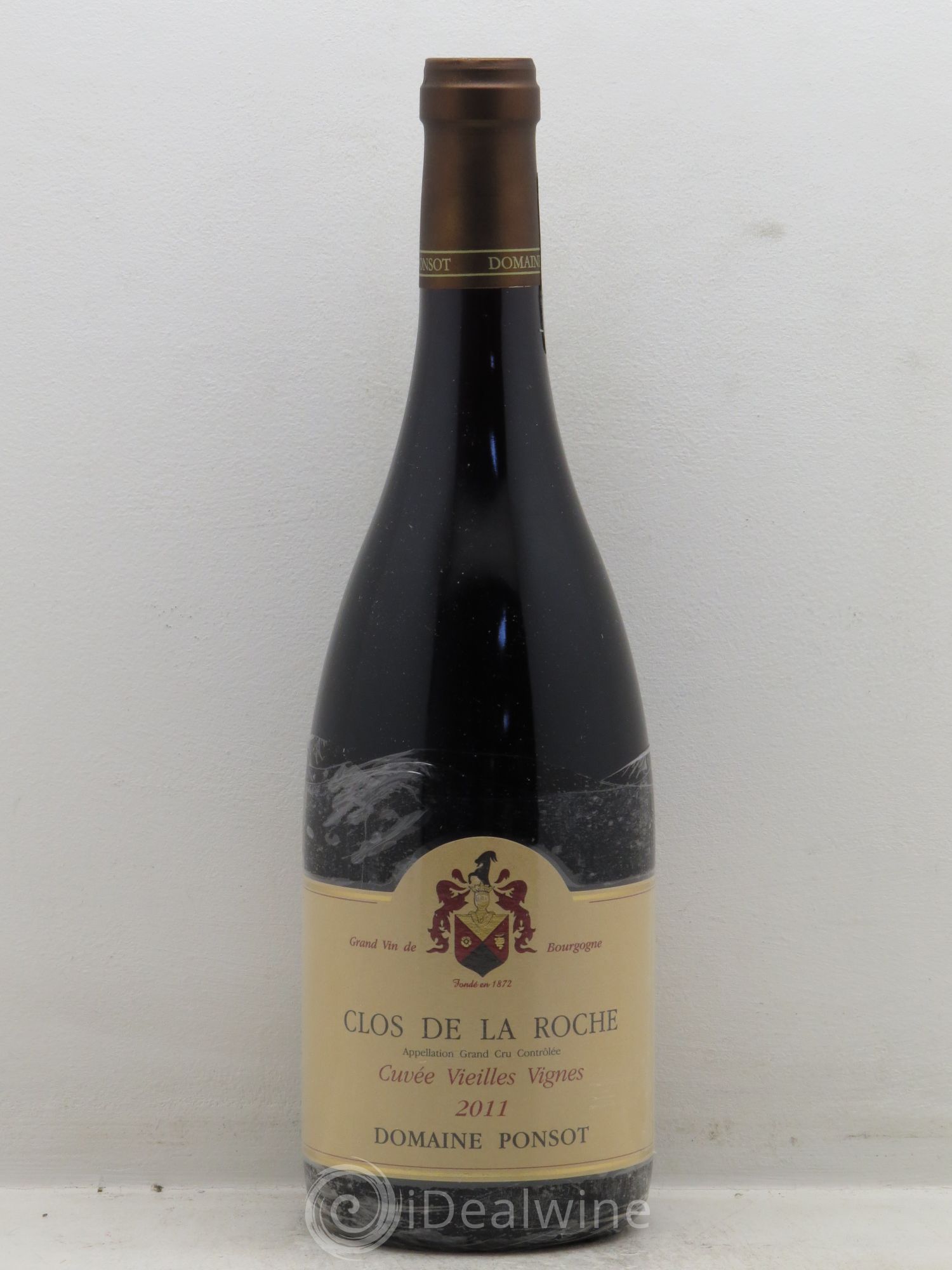 Clos de la Roche Grand Cru Vieilles Vignes Ponsot (Domaine) 2011 - Lot de 1 bouteille - 0