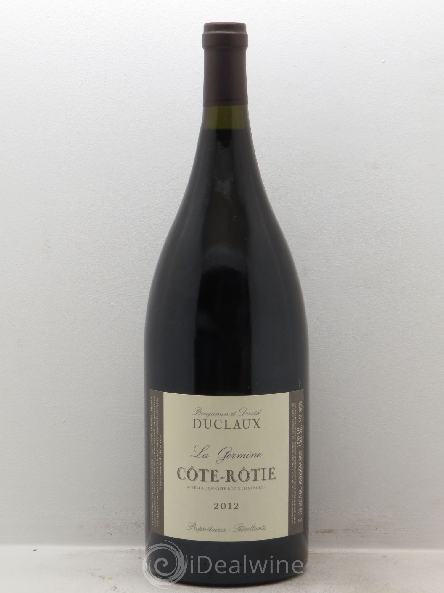 Côte-Rôtie La Germine Domaine Duclaux 2012 - Lot de 1 magnum - 0