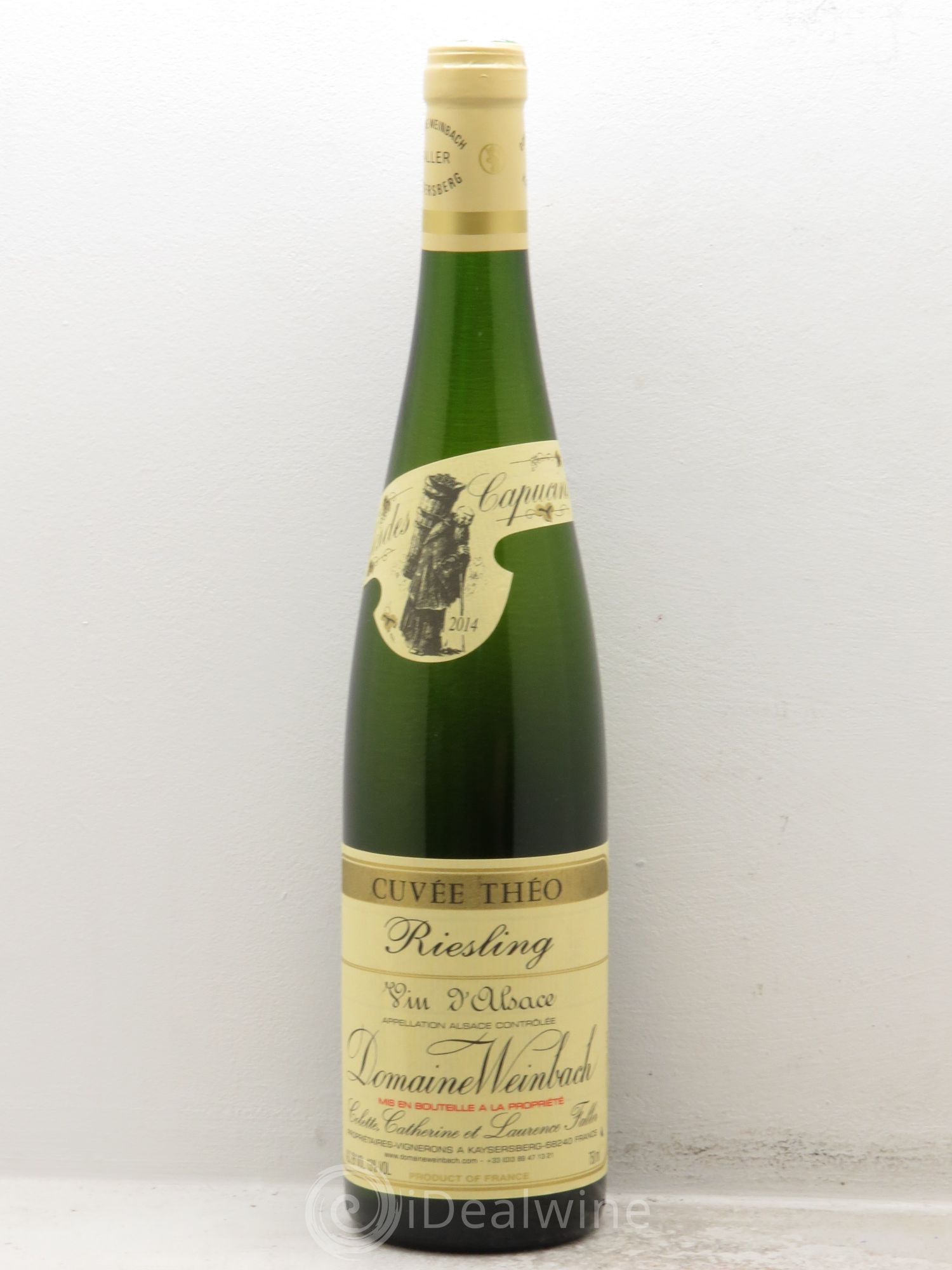 Alsace Riesling Cuvée Théo Weinbach (Domaine) 2014 - Lot de 1 bouteille - 0