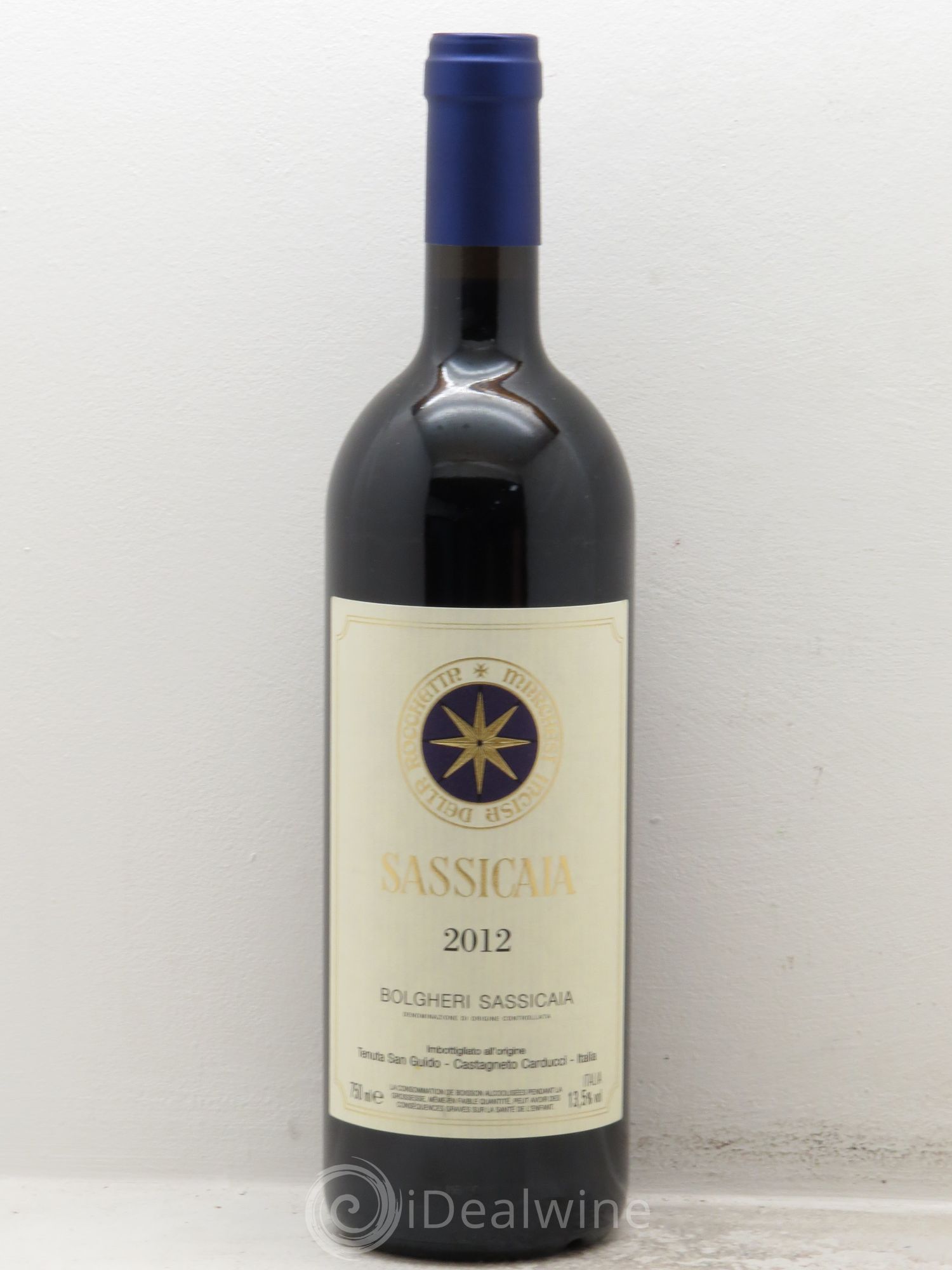 Bolgheri DOC Sassicaia Tenuta San Guido 2012 - Lot de 1 bouteille - 0