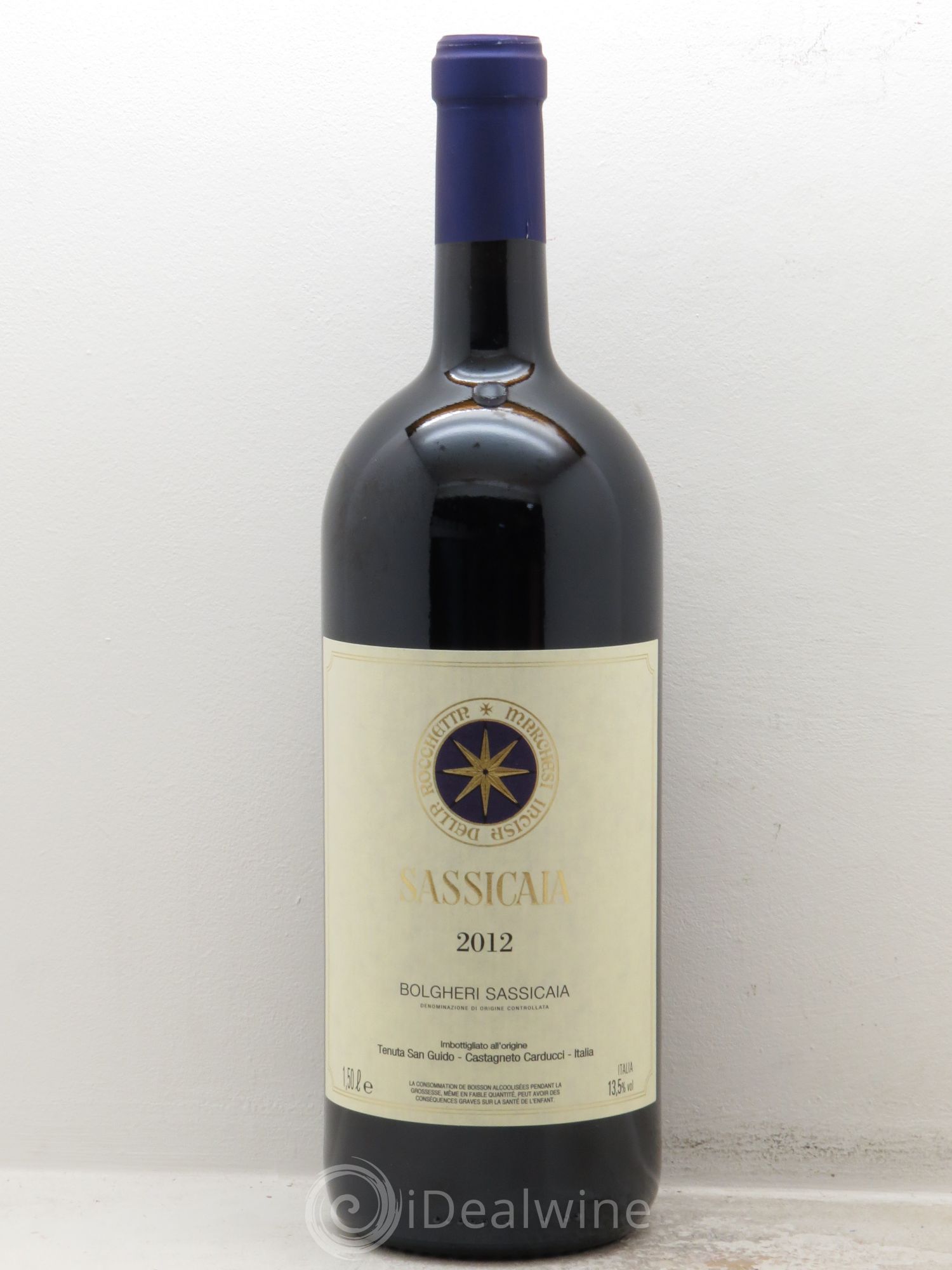 Bolgheri DOC Sassicaia Tenuta San Guido 2012 - Lot de 1 magnum - 0