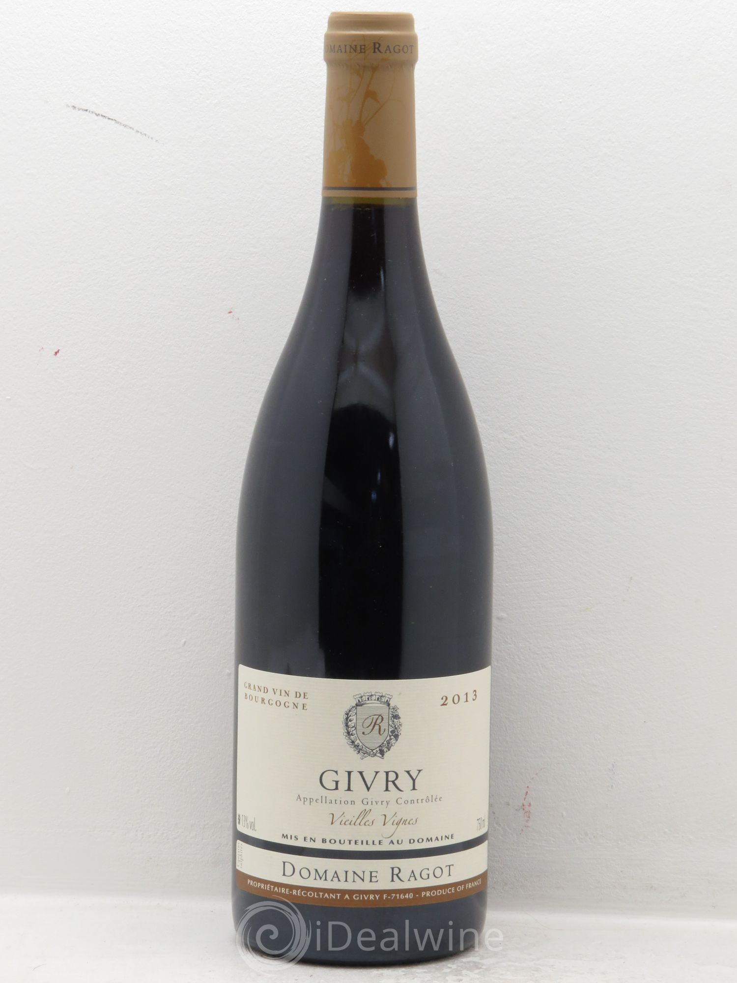 Givry Vieilles vignes Ragot (Domaine) 2013 - Lot de 1 bouteille - 0