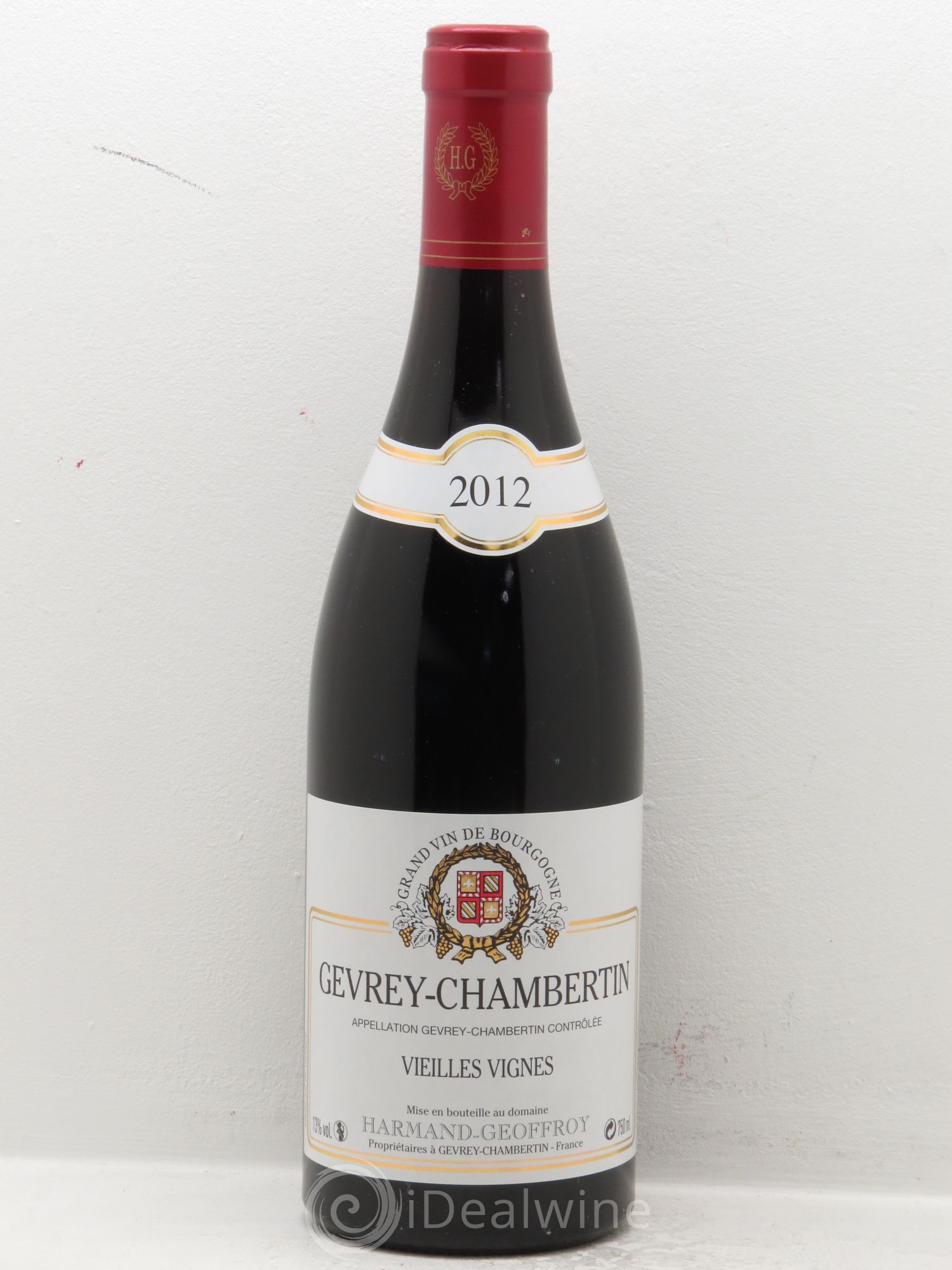 Gevrey-Chambertin Vieilles vignes Harmand-Geoffroy (Domaine) 2012 - Lot de 1 bouteille - 0