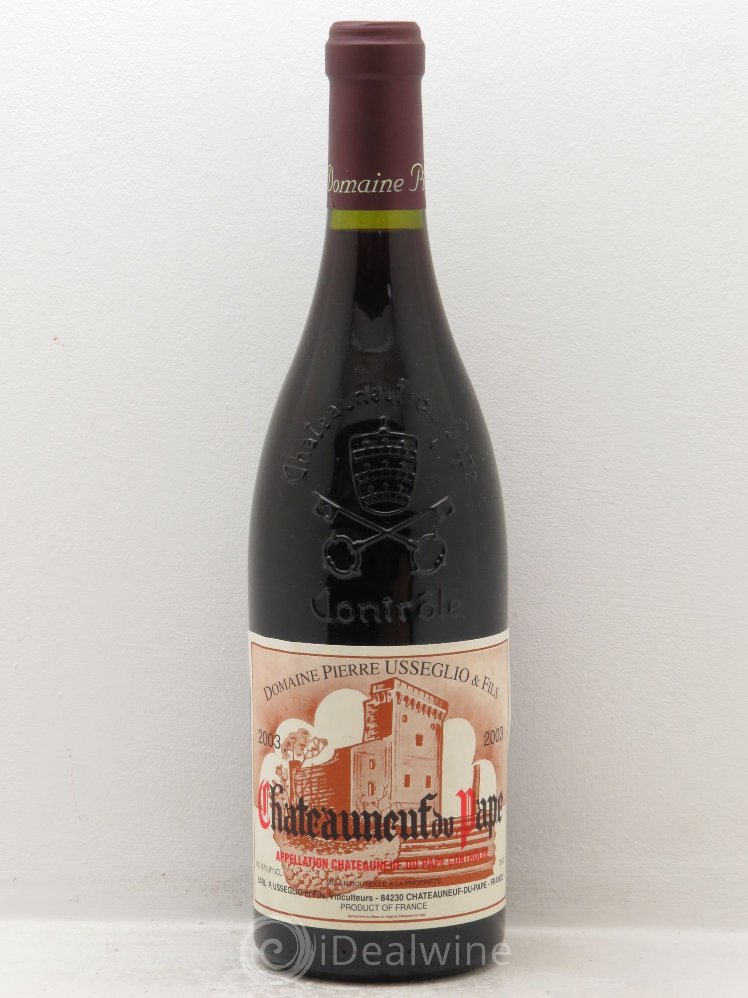 Châteauneuf-du-Pape Tradition Pierre Usseglio & Fils 2003 - Lot de 1 bouteille - 0