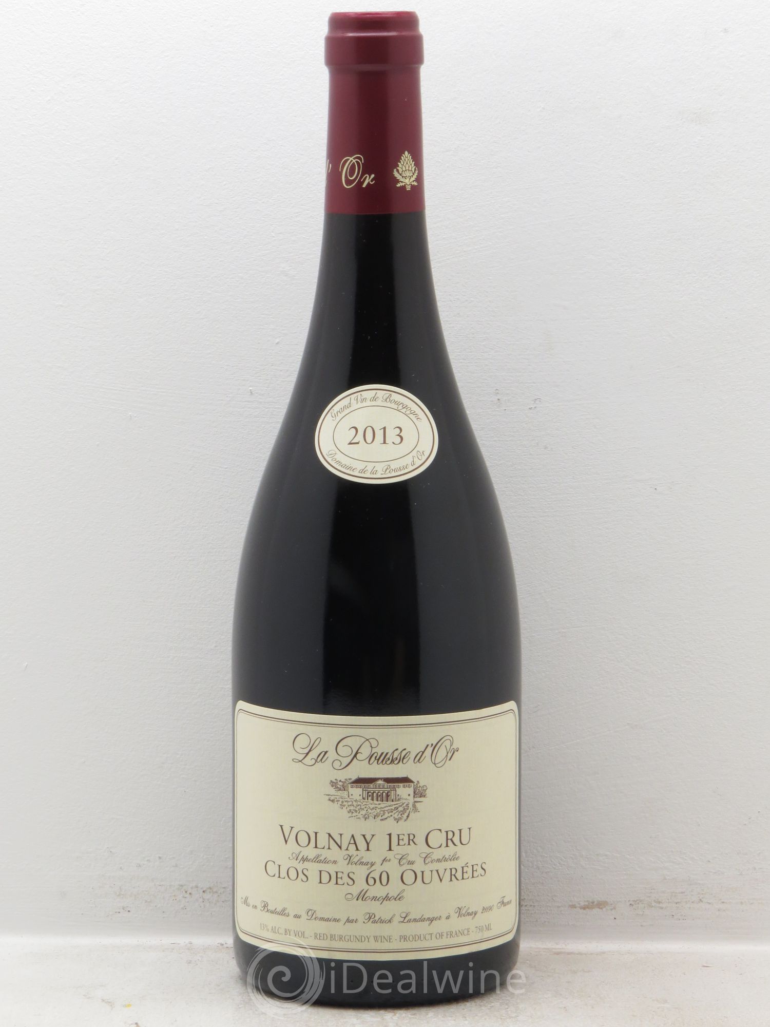 Volnay 1er Cru Clos des 60 ouvrées La Pousse d'Or (Domaine de) 2013 - Lot de 1 bouteille - 0