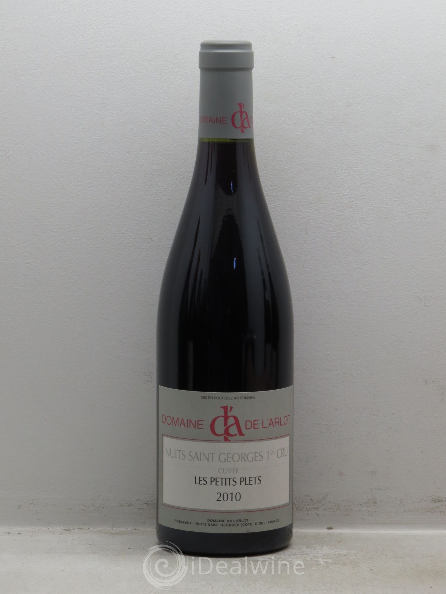 Nuits-Saint-Georges 1er Cru Les Petits Plets Domaine de l'Arlot 2010 - Lot de 1 bouteille - 0
