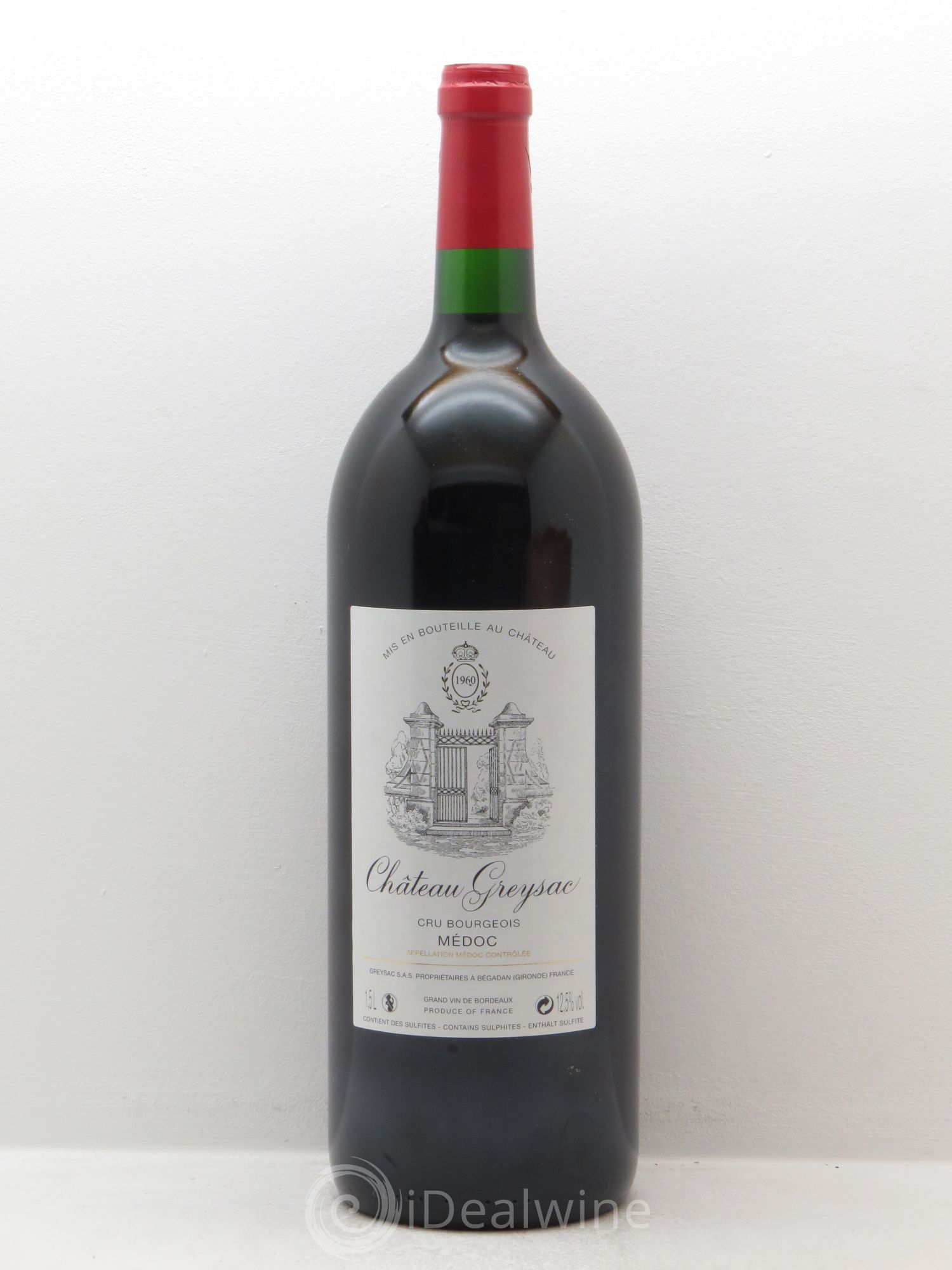 Château Greysac Cru Bourgeois 1960 - Lot de 1 magnum - 0