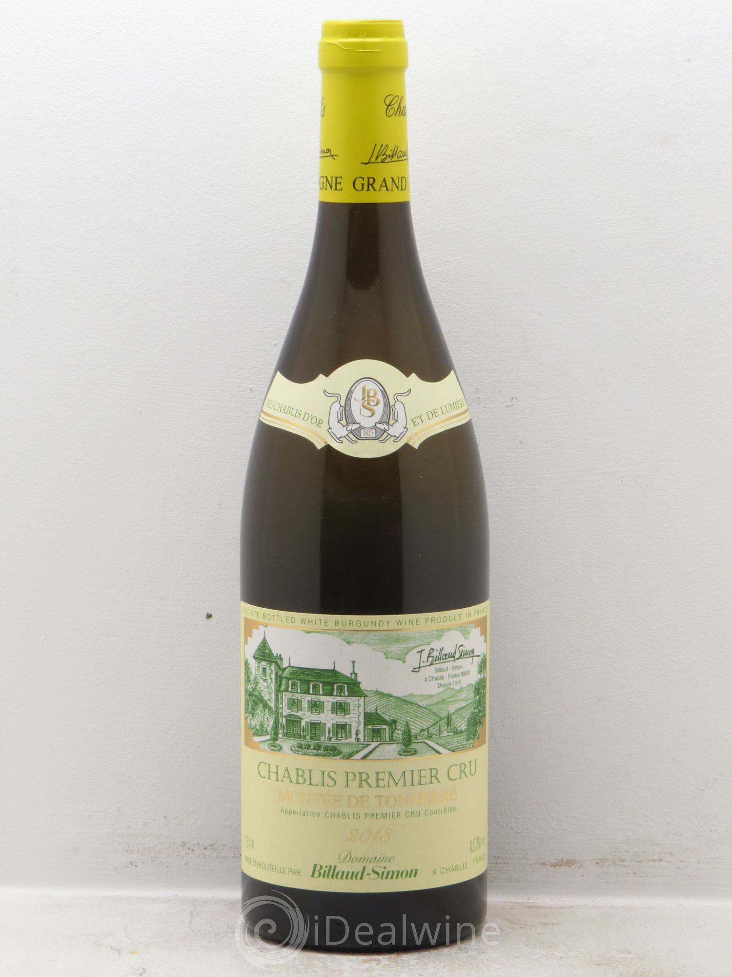 Chablis 1er Cru Montée de Tonnerre Billaud-Simon (Domaine) 2013 - Lot de 1 bouteille - 0
