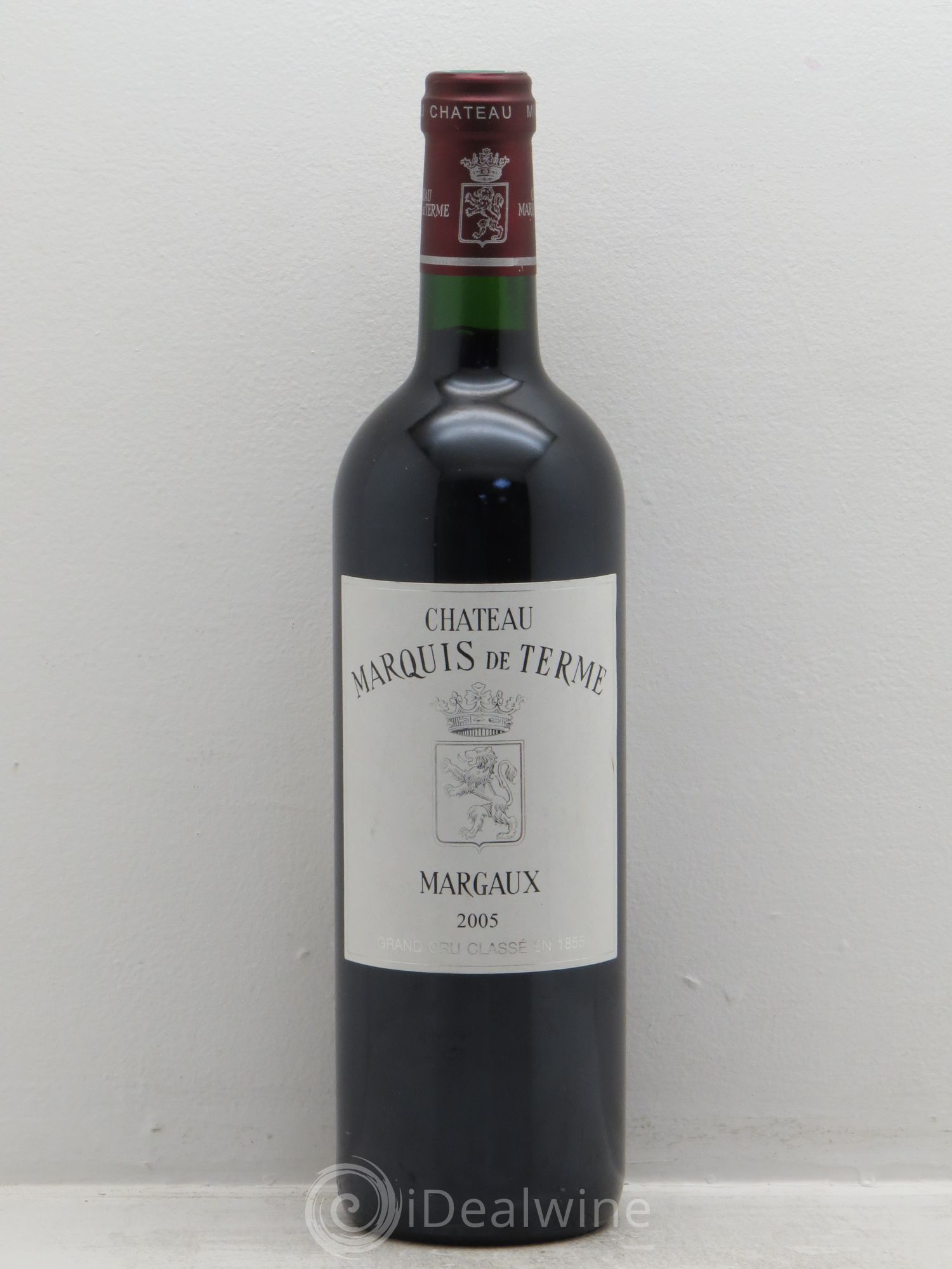 Château Marquis de Terme 4ème Grand Cru Classé 2005 - Lot de 1 bouteille - 0