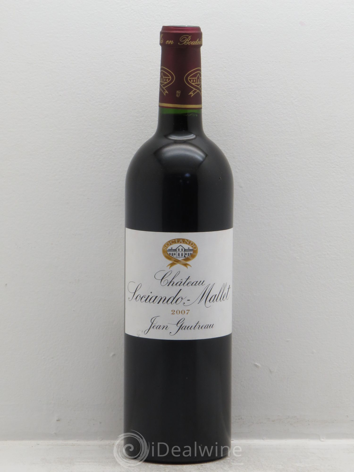 Château Sociando Mallet 2007 - Lot de 1 bouteille - 0