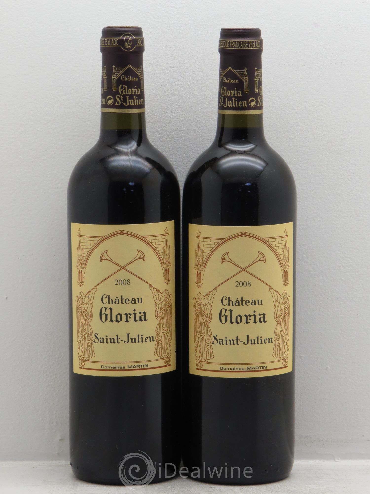 Château Gloria 2008 - Lot de 2 bouteilles - 0