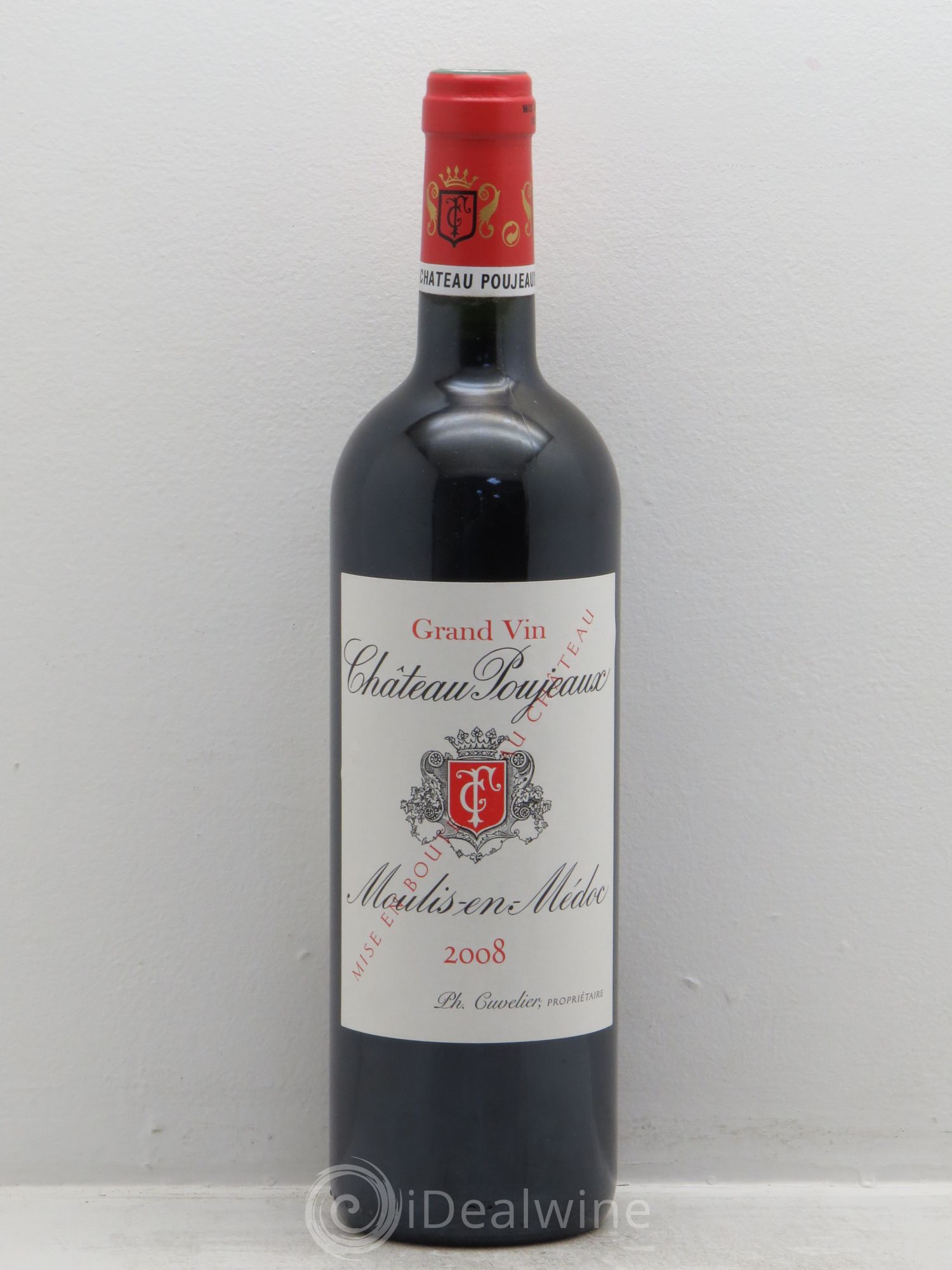 Château Poujeaux 2008 - Lot de 1 bouteille - 0