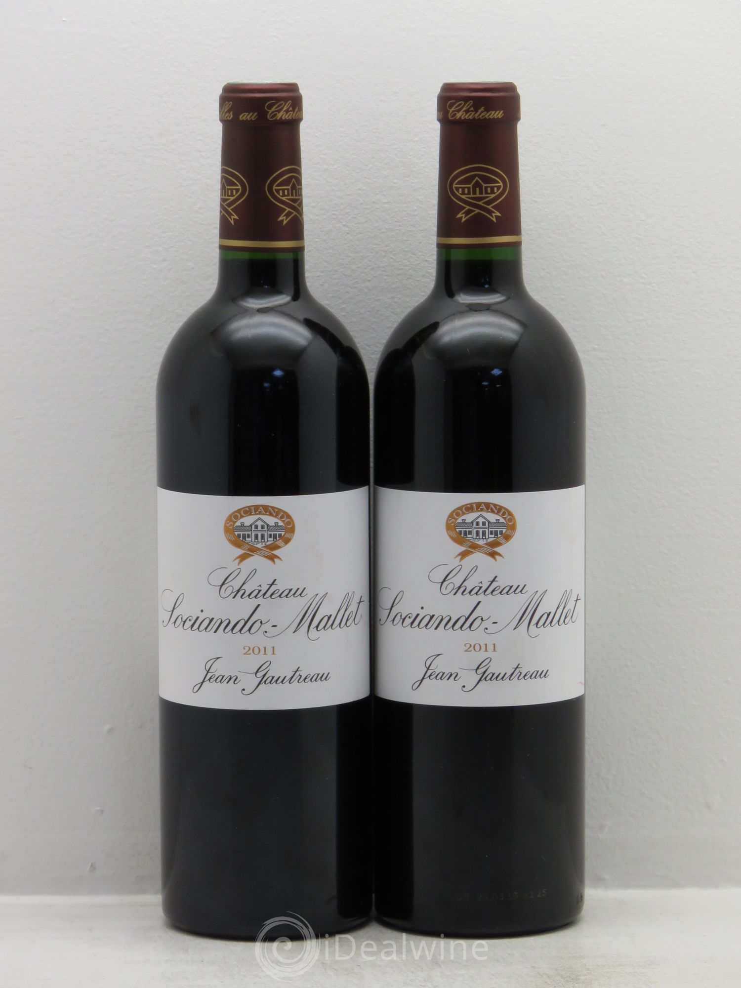 Château Sociando Mallet 2011 - Lot de 2 bouteilles - 0