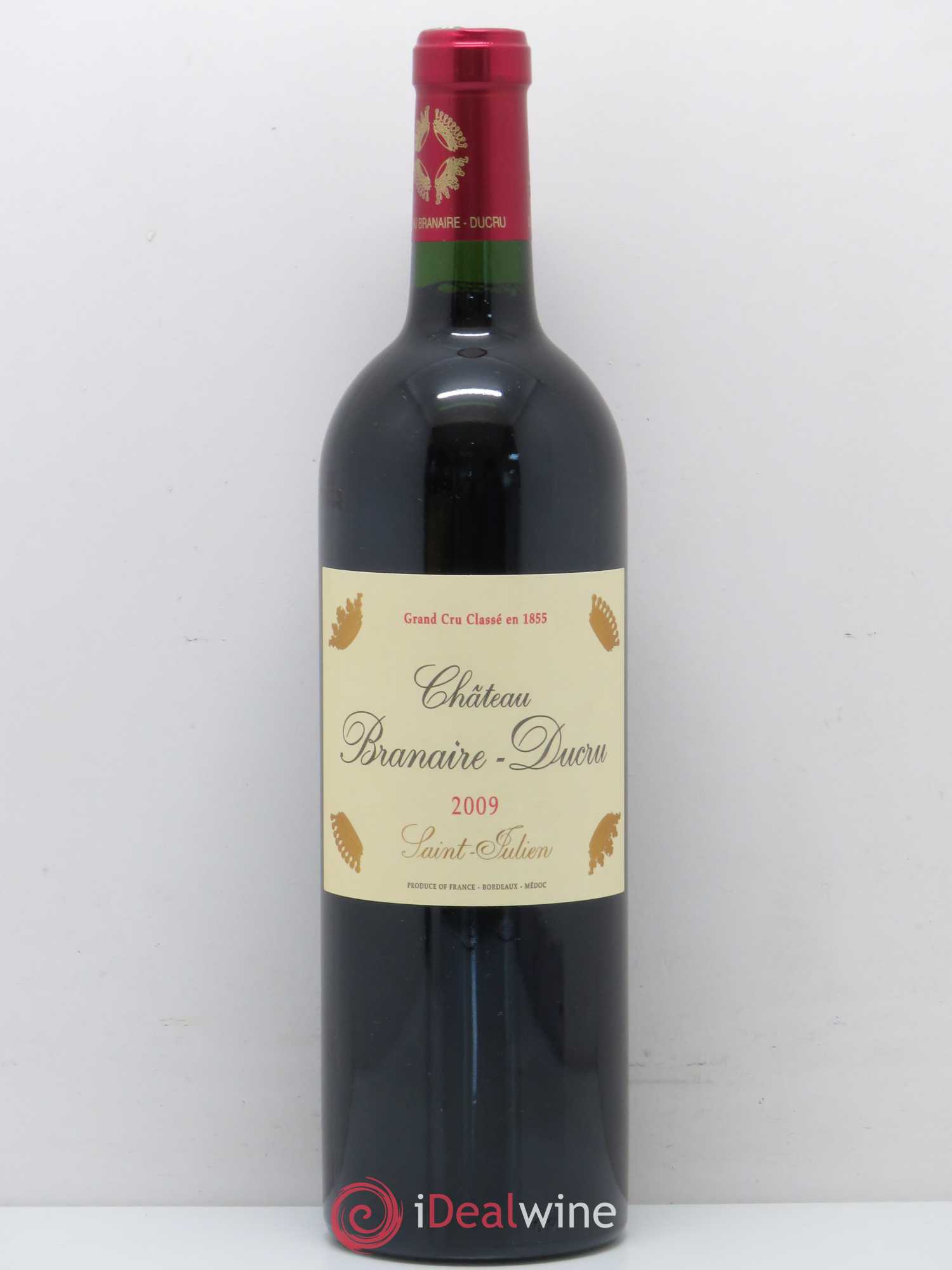 Château Branaire Ducru 4ème Grand Cru Classé 2009 - Lot de 1 bouteille - 0