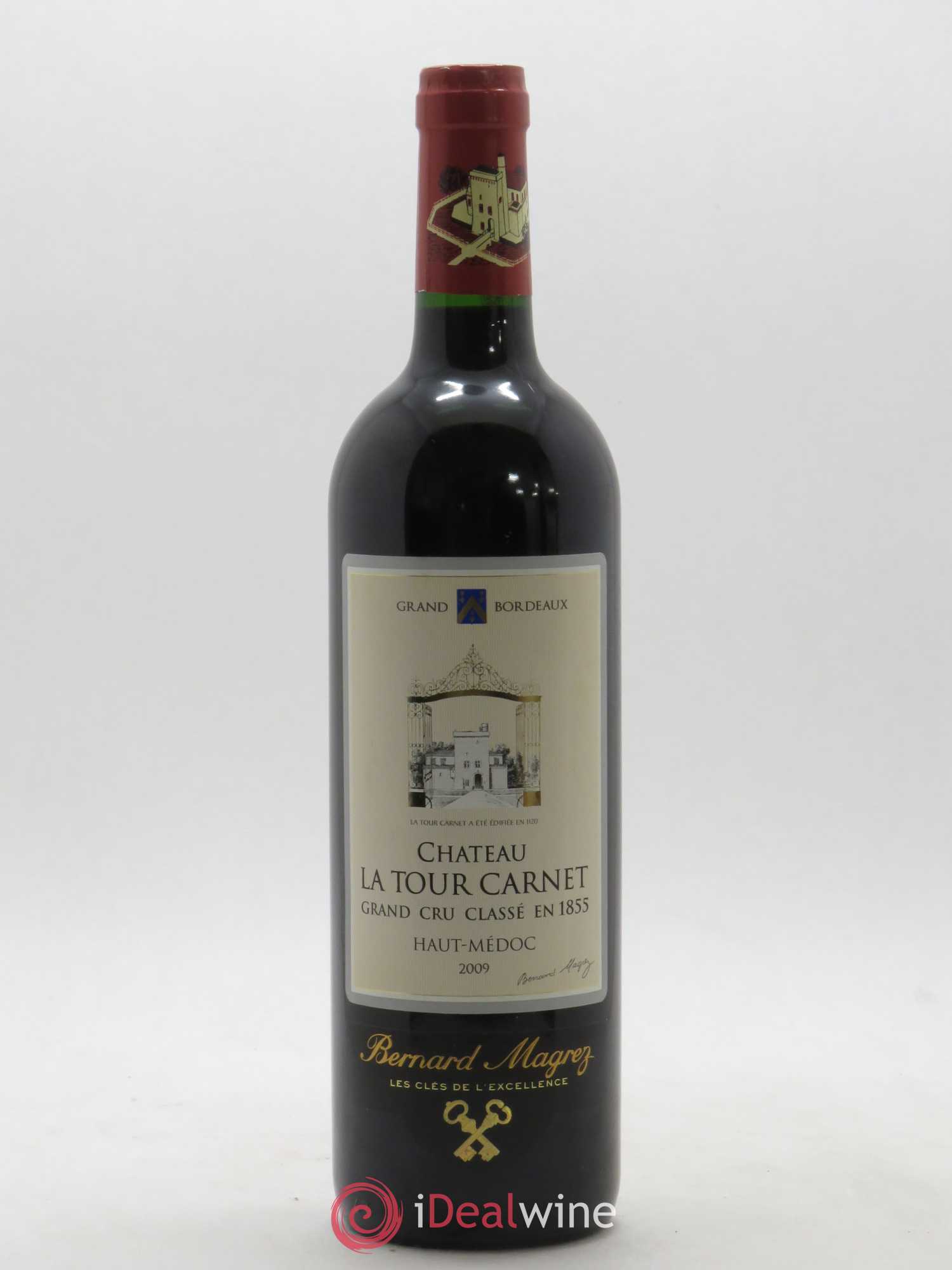 Château la Tour Carnet 4ème Grand Cru Classé 2009 - Lot de 1 bouteille - 0