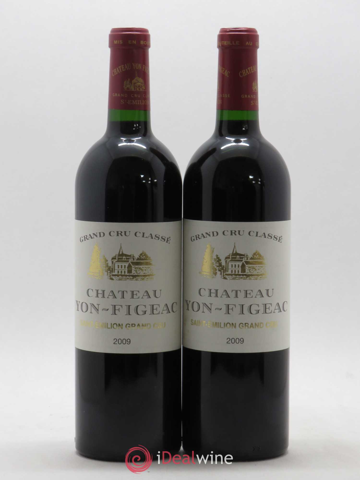 Château Yon Figeac Grand Cru Classé 2009 - Lot de 2 bouteilles - 0