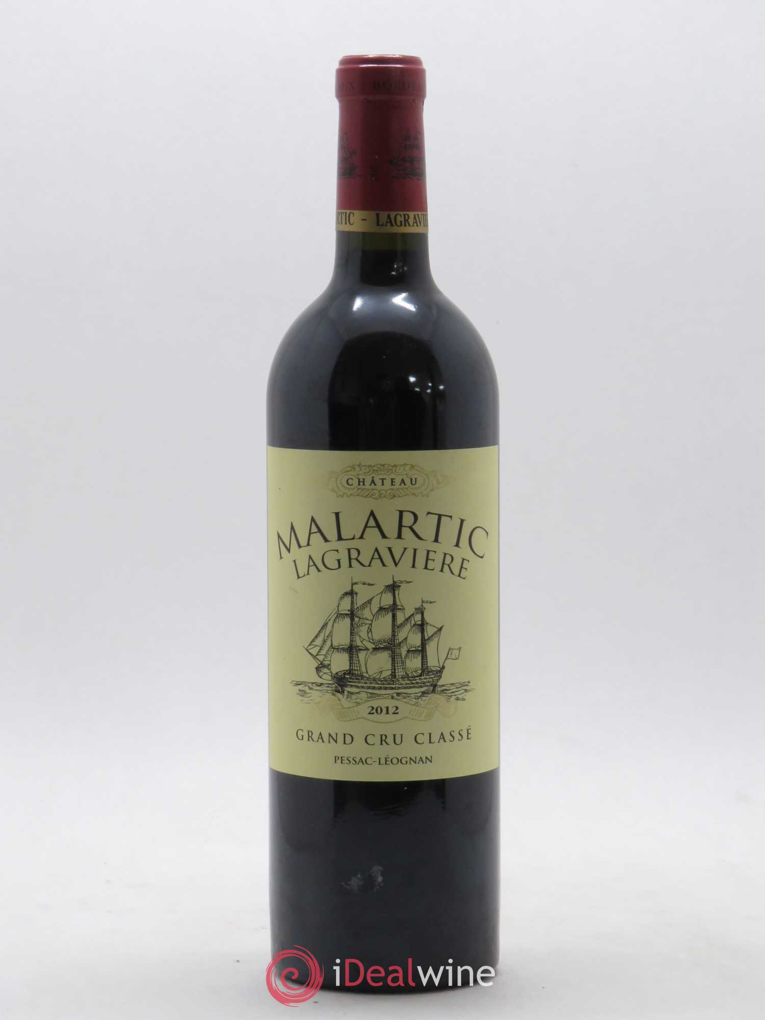 Château Malartic-Lagravière Cru Classé de Graves 2012 - Lot de 1 bouteille - 0