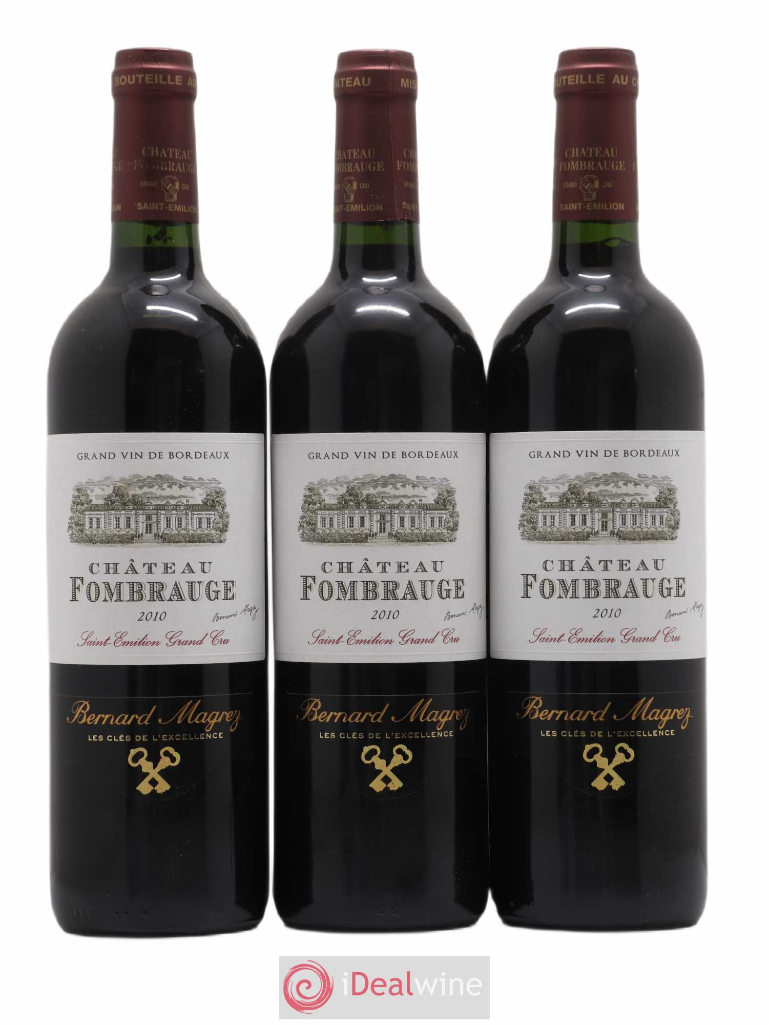 Château Fombrauge Grand Cru Classé 2010 - Lot de 3 bouteilles - 0