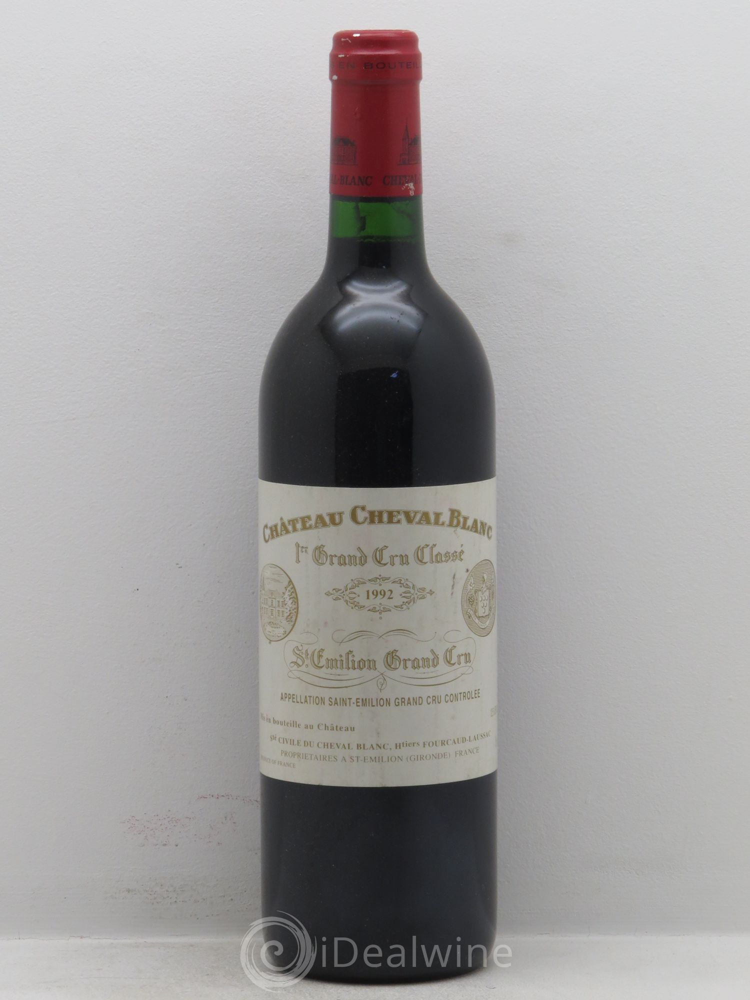Château Cheval Blanc 1er Grand Cru Classé A 1992 - Lot de 1 bouteille - 0
