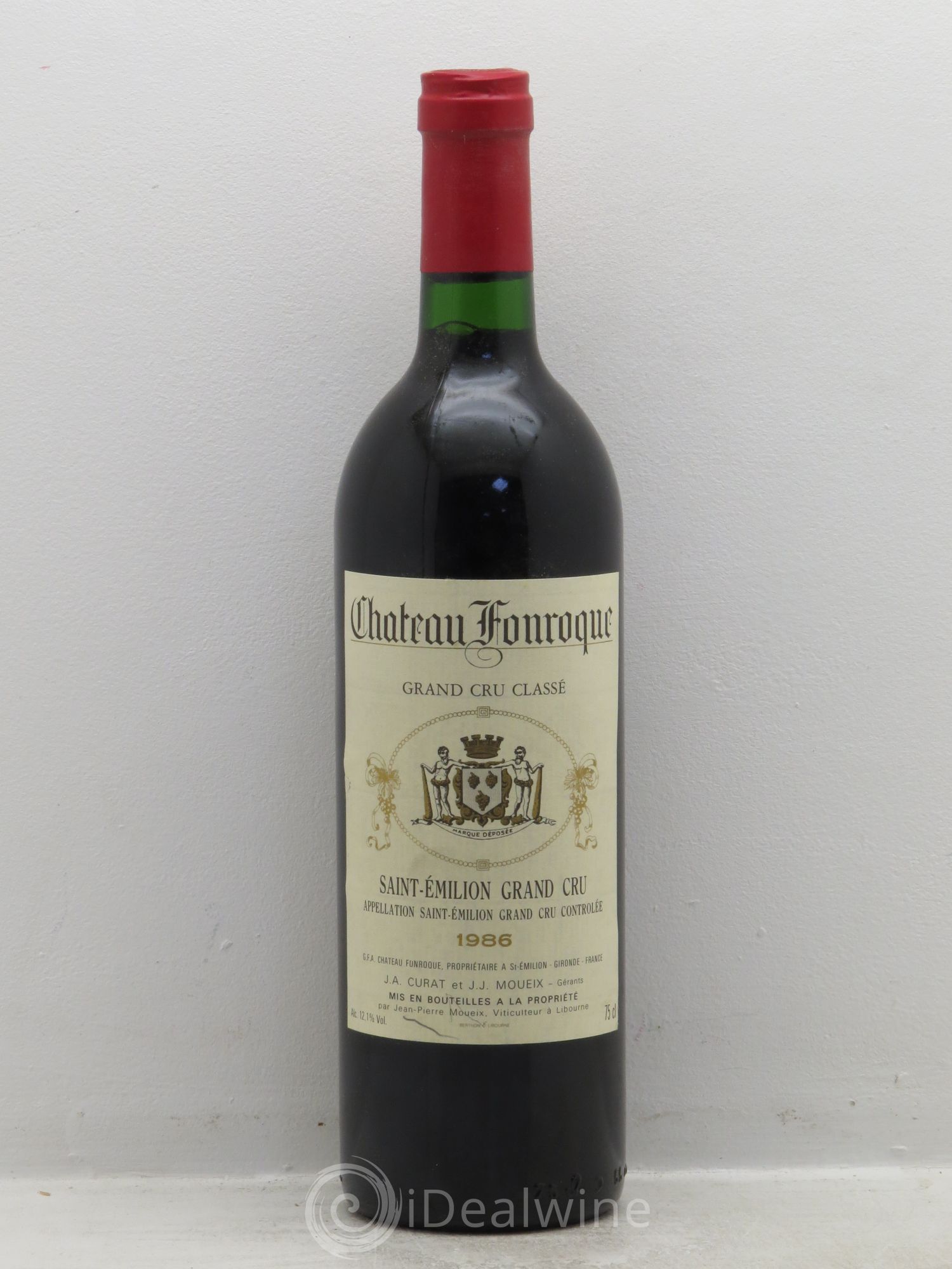Château Fonroque Grand Cru Classé 1986 - Lot de 1 bouteille - 0