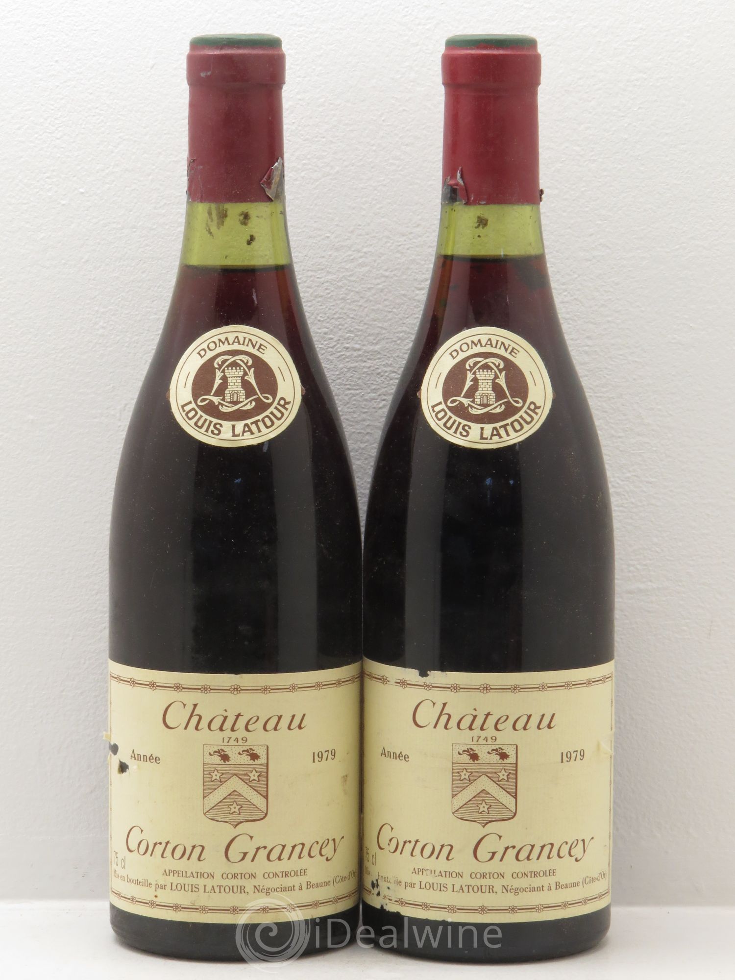 Corton Grand Cru Château Corton Grancey Louis Latour 1979 - Lot de 2 bouteilles - 0