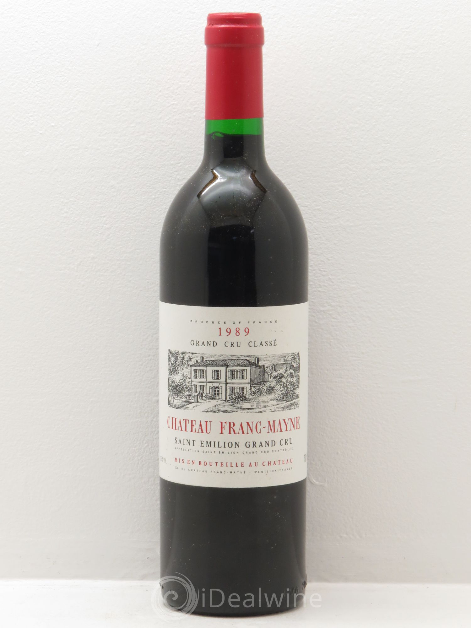 Château Franc Mayne Grand Cru Classé 1989 - Lot de 6 bouteilles - 0