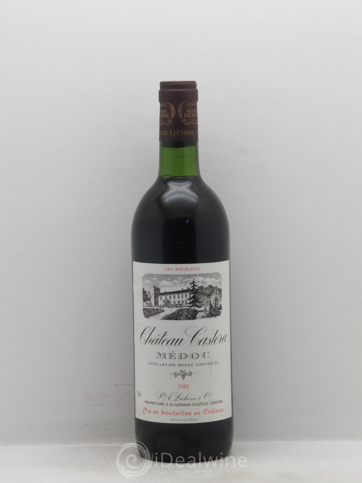 Château Castera Cru Bourgeois (sans prix de réserve) 1981 - Lot de 1 bouteille - 0