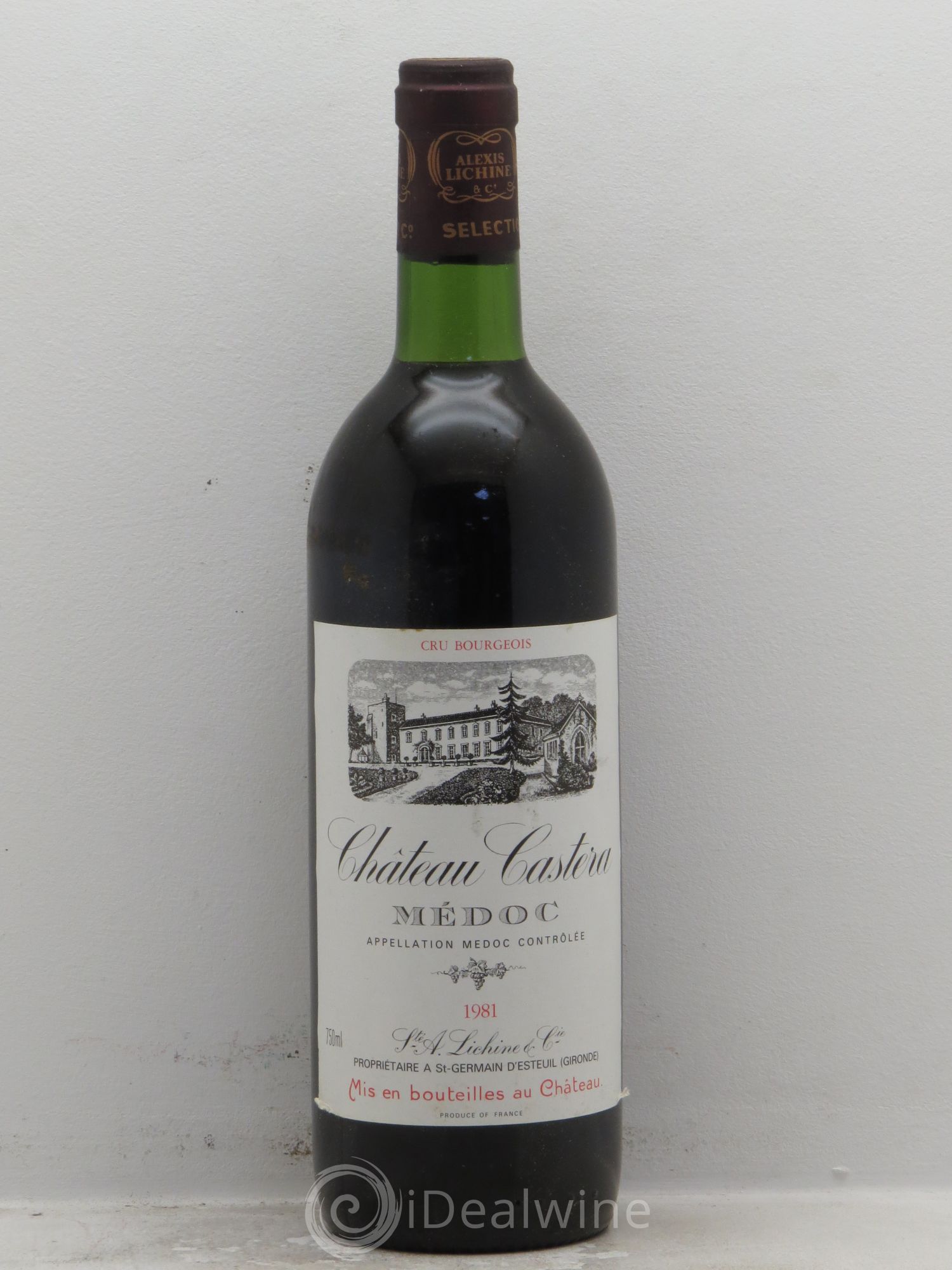 Château Castera Cru Bourgeois (sans prix de réserve) 1981 - Lot de 1 bouteille - 0