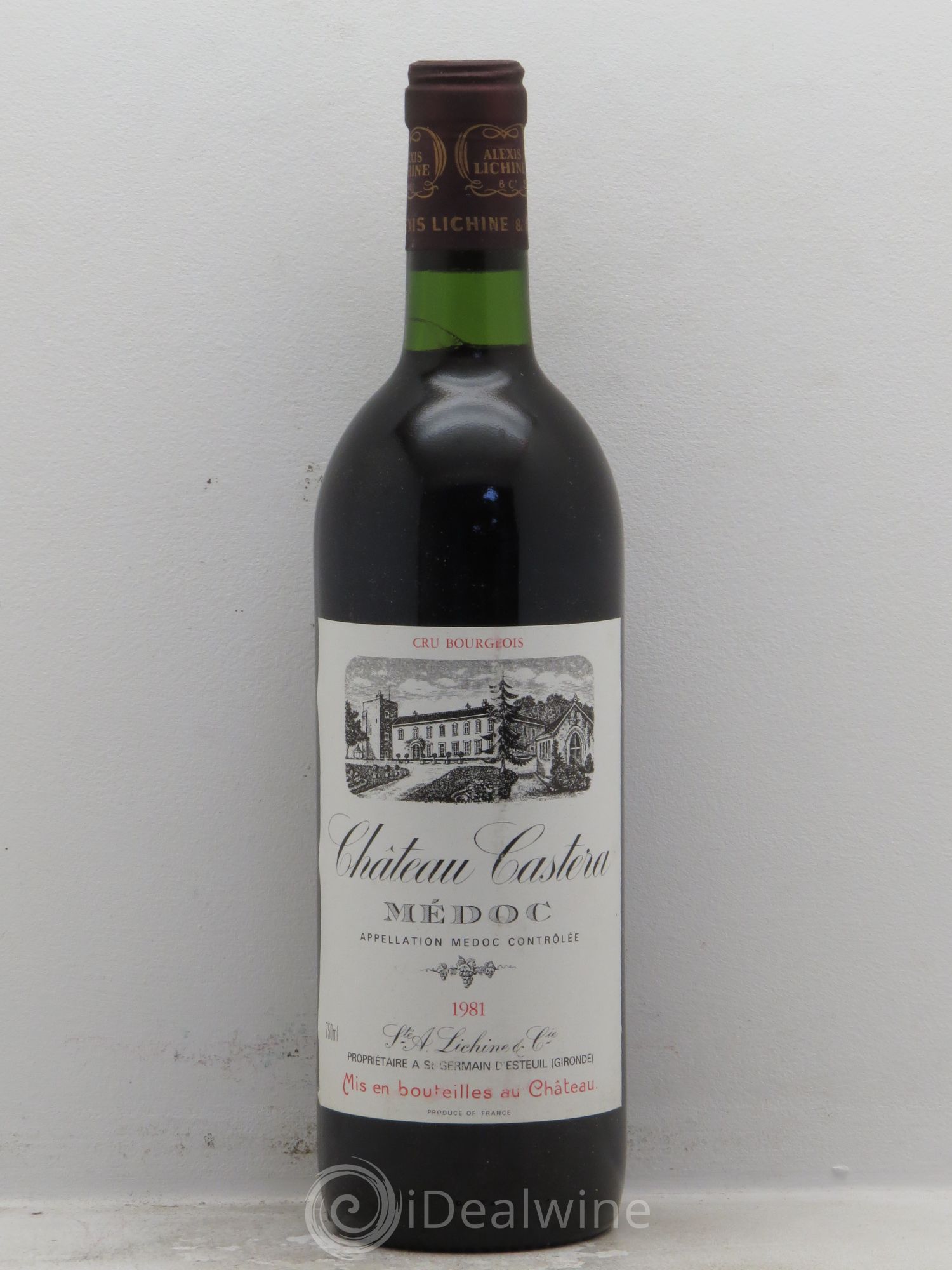 Château Castera Cru Bourgeois (sans prix de réserve) 1981 - Lot de 1 bouteille - 0