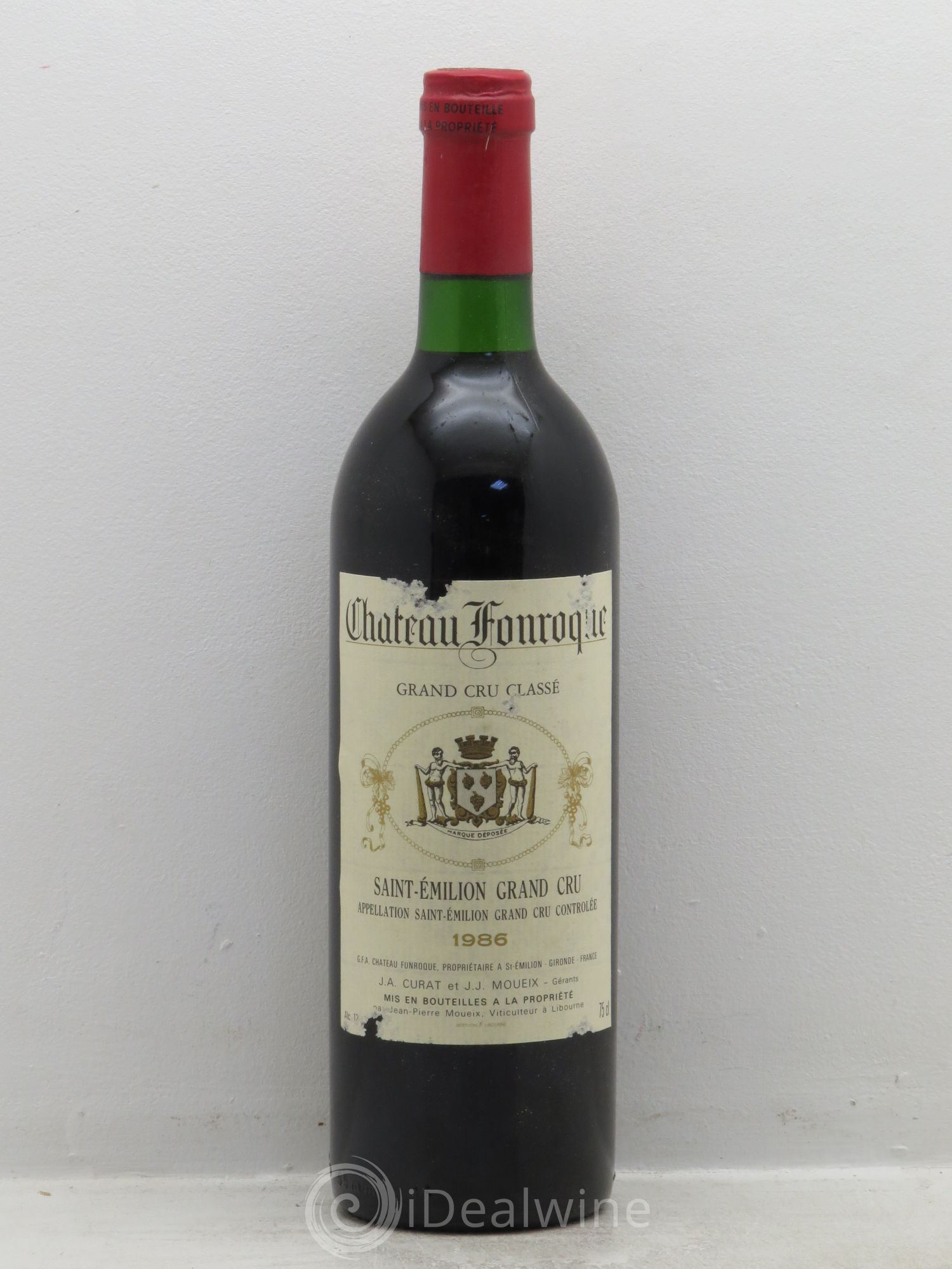 Château Fonroque Grand Cru Classé 1986 - Lot de 6 bouteilles - 0
