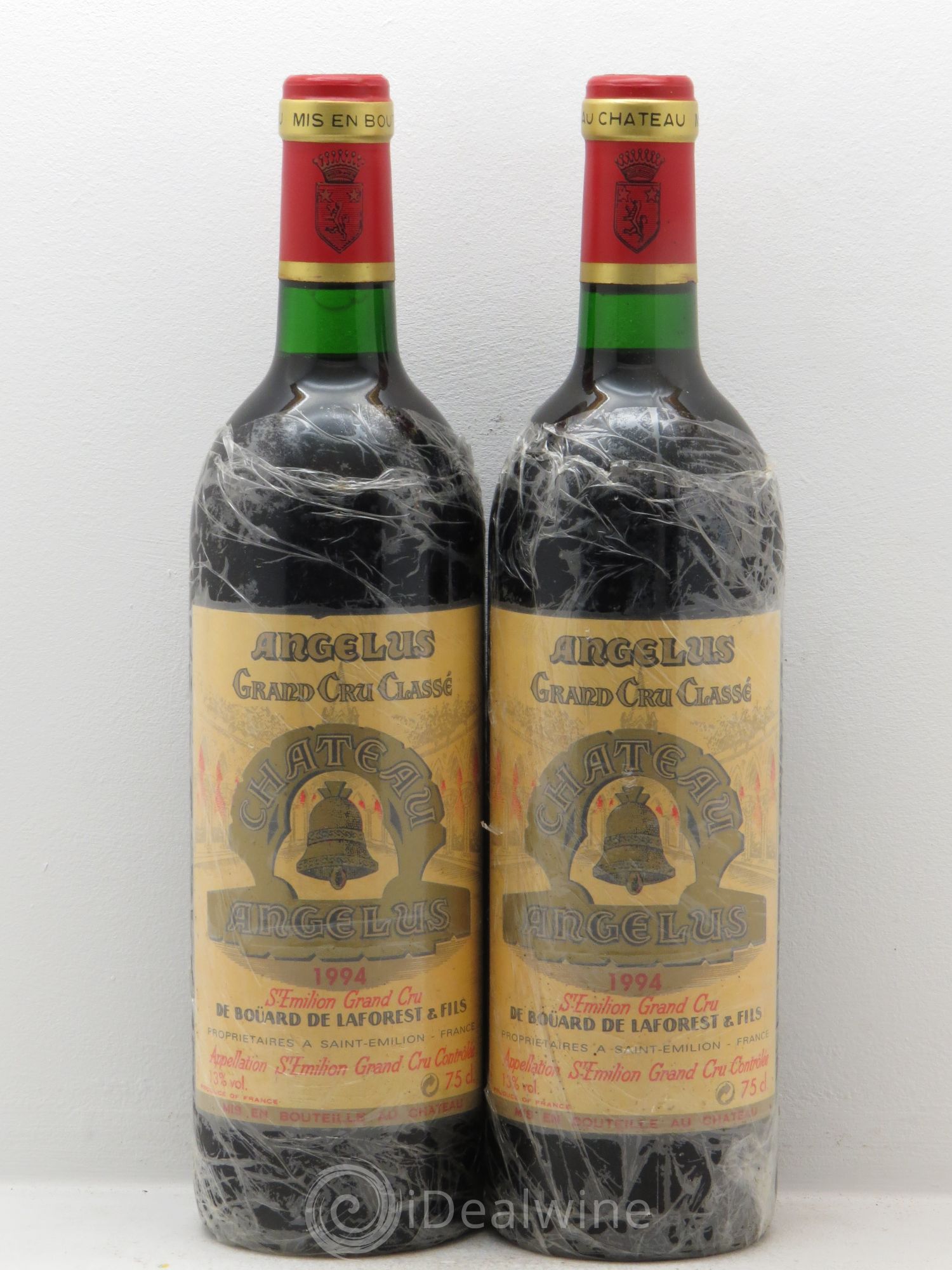 Château Angélus 1er Grand Cru Classé A 1994 - Lot de 2 bouteilles - 0