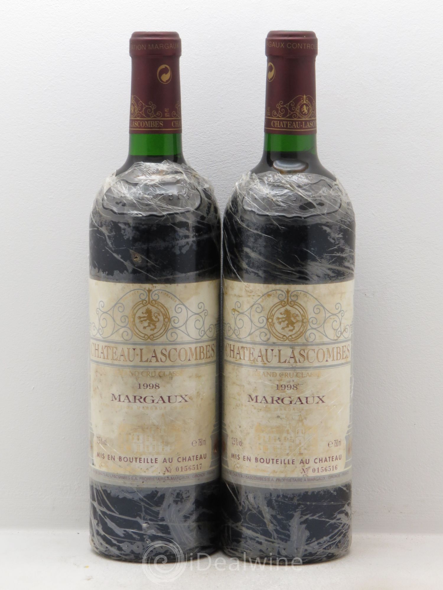 Château Lascombes 2ème Grand Cru Classé 1998 - Lot de 2 bouteilles - 0