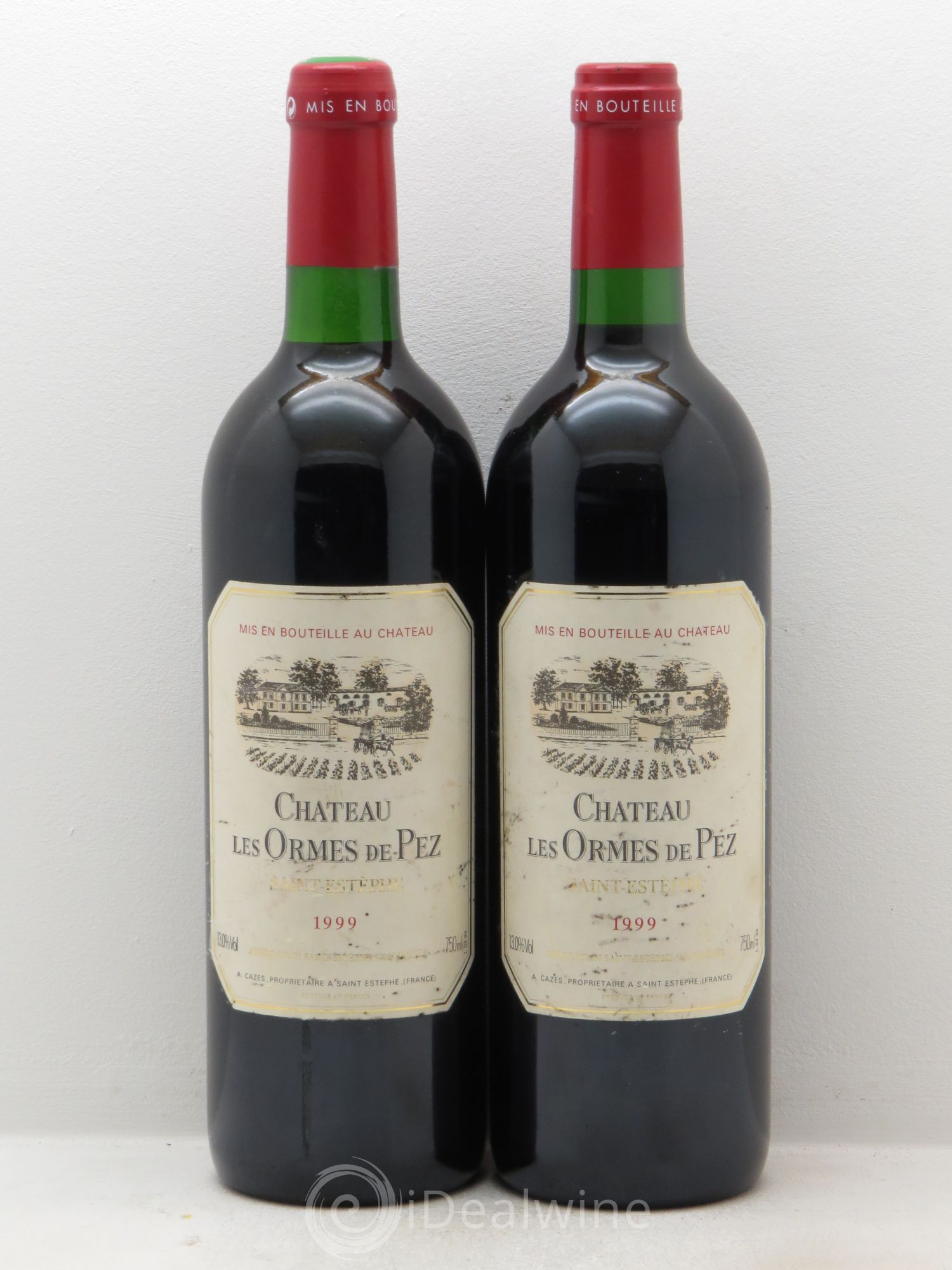 Château les Ormes de Pez 1999 - Lot de 2 bouteilles - 0