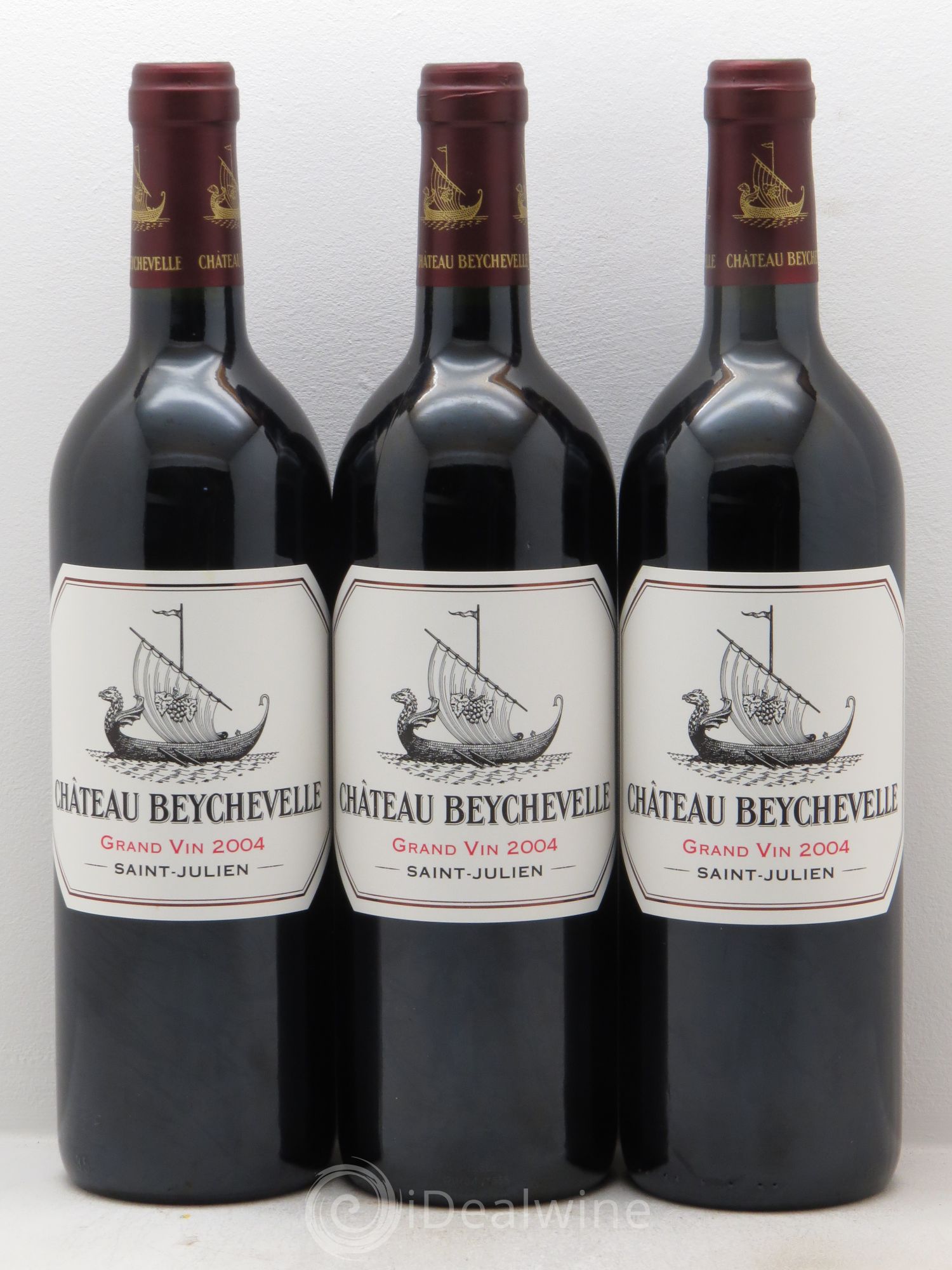 Château Beychevelle 4ème Grand Cru Classé 2004 - Lot de 3 bouteilles - 0