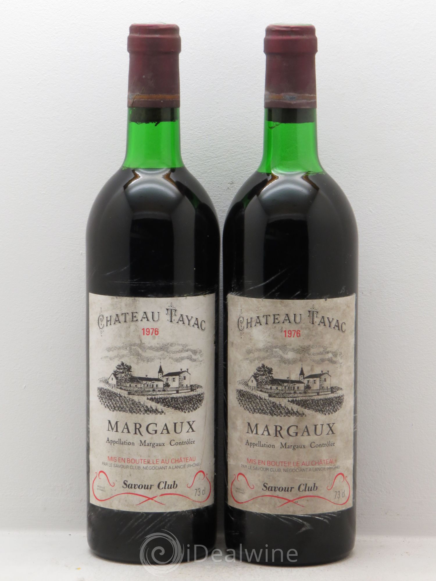 Château Tayac Cru Bourgeois 1976 - Lot de 2 bouteilles - 0
