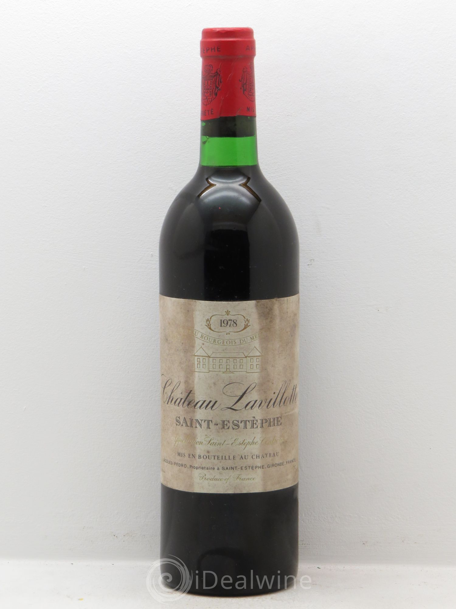 Saint-Estèphe Château Lavillotte 1978 - Posten von 1 Flasche - 0