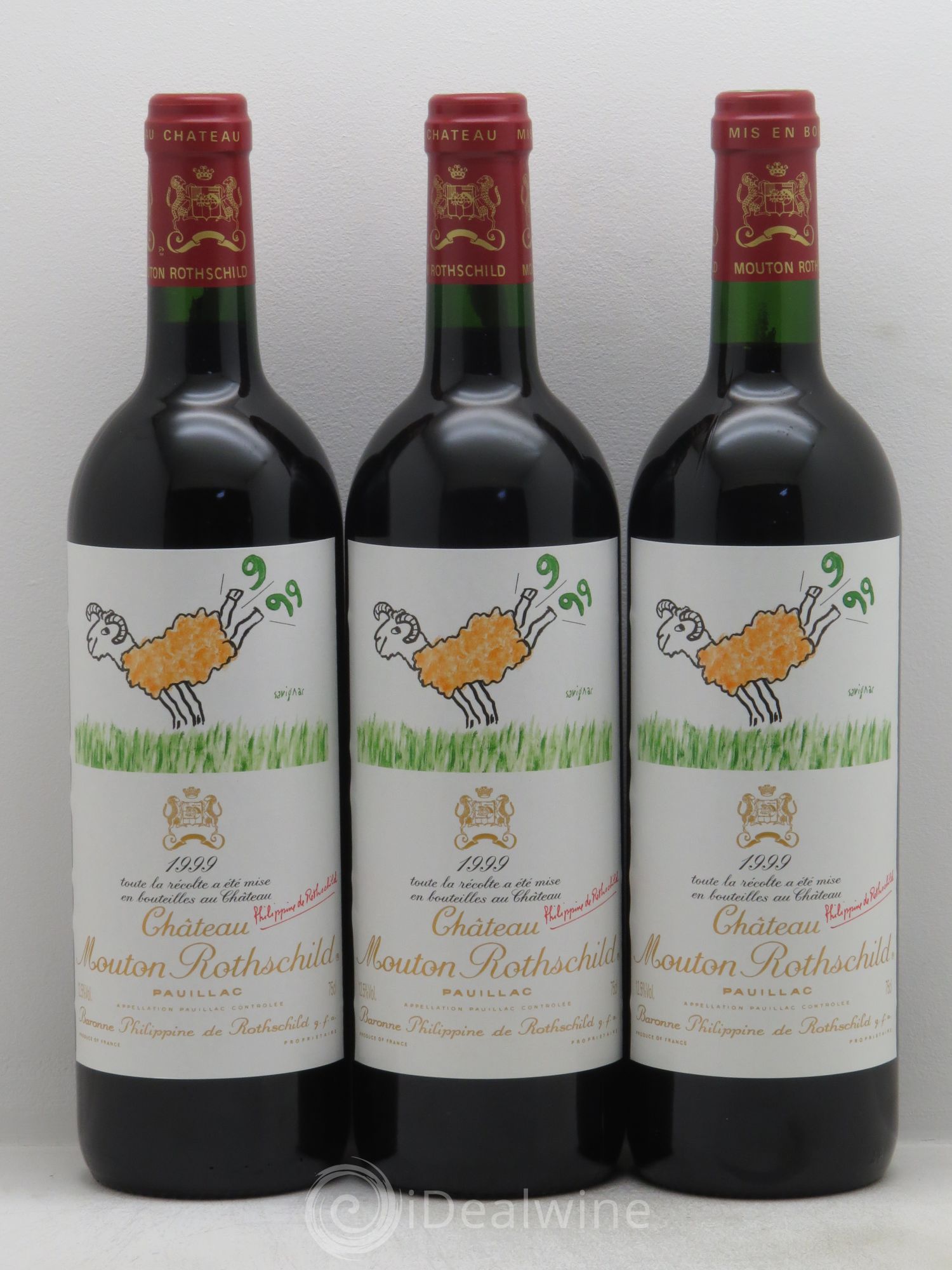 Château Mouton Rothschild 1er Grand Cru Classé 1999 - Lot de 12 bouteilles - 4