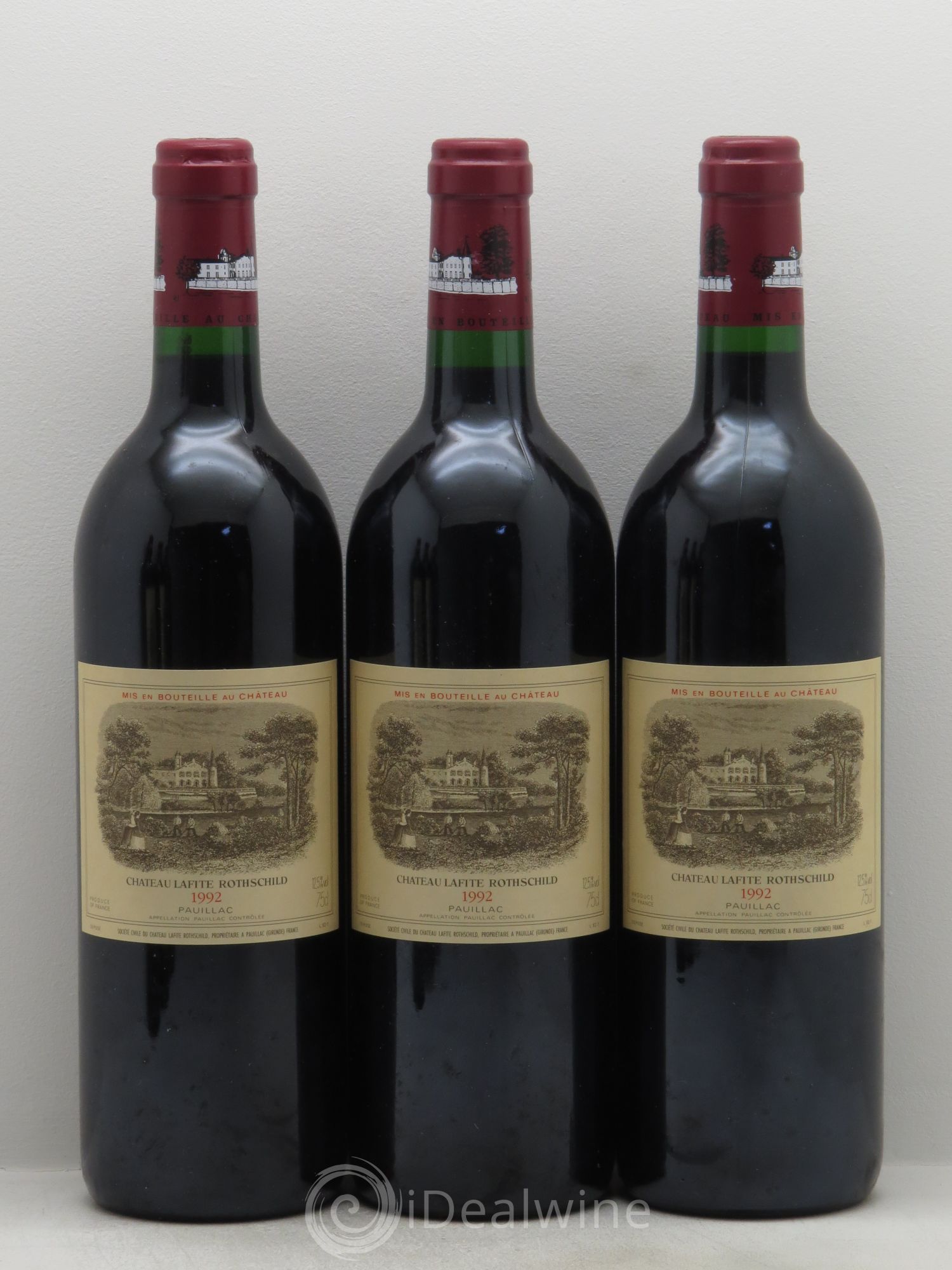Château Lafite Rothschild 1er Grand Cru Classé 1992 - Lot de 6 bouteilles - 1