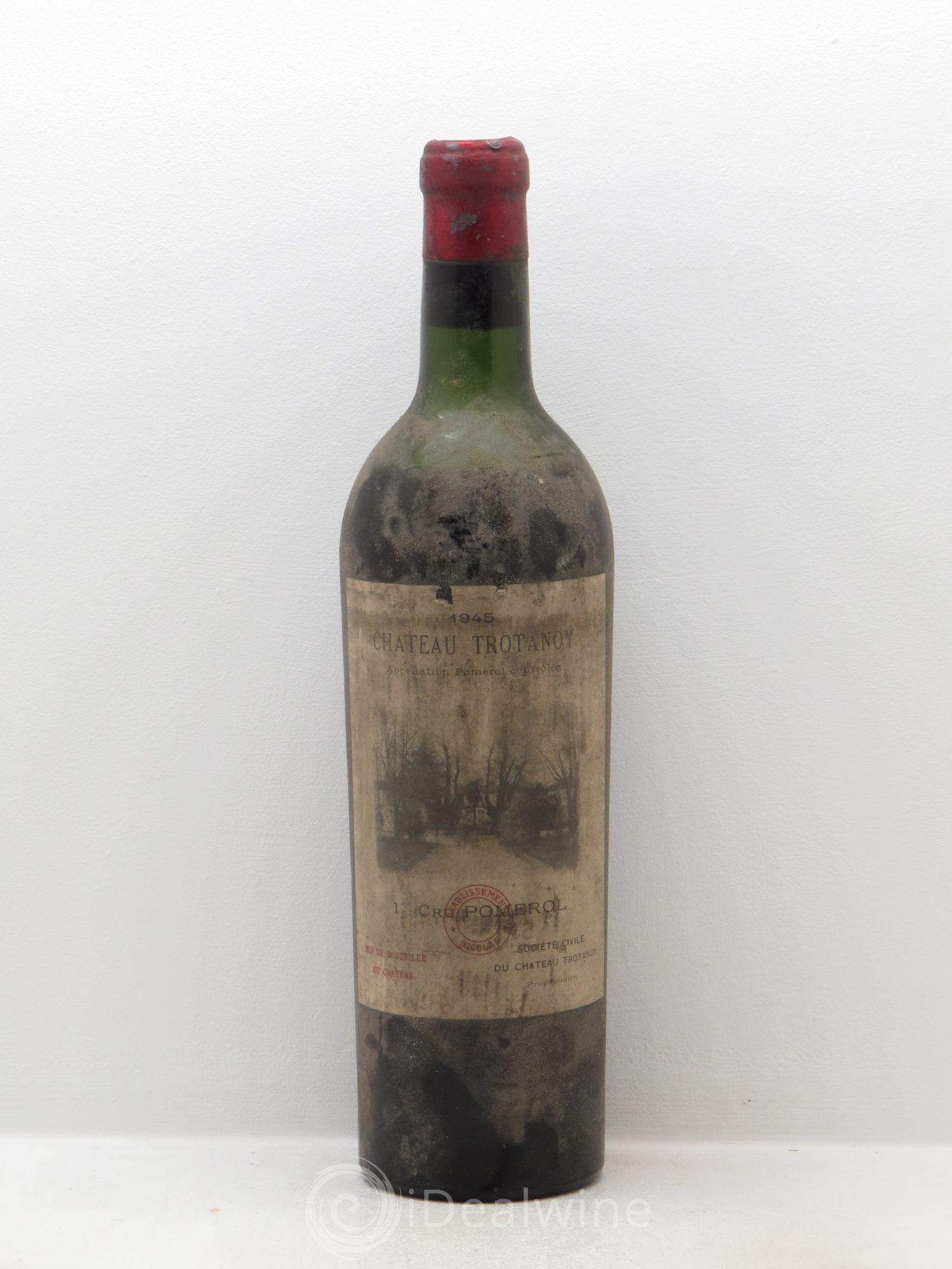 Château Trotanoy Tampon Nicolas 1945 - Lot de 1 bouteille - 0