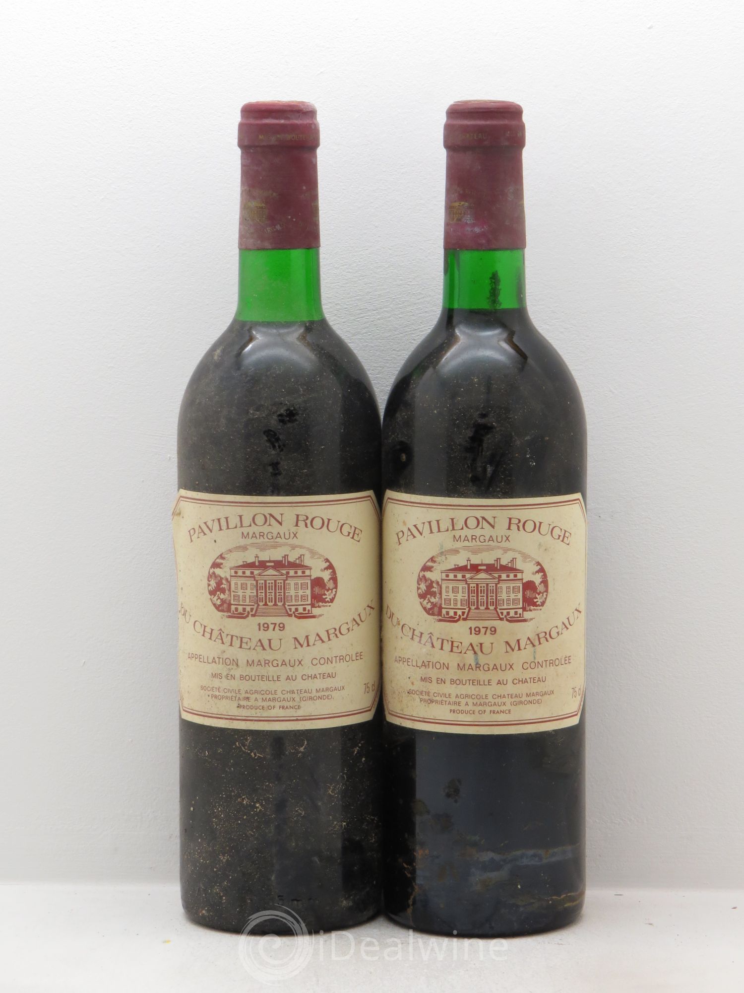 Pavillon Rouge du Château Margaux Second Vin 1979 - Lot de 2 bouteilles - 0