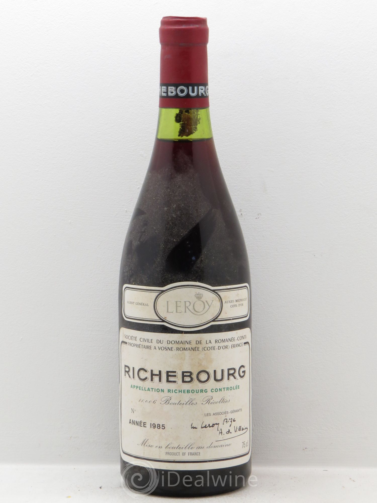 Richebourg Grand Cru Domaine de la Romanée-Conti 1985 - Lot de 1 bouteille - 0