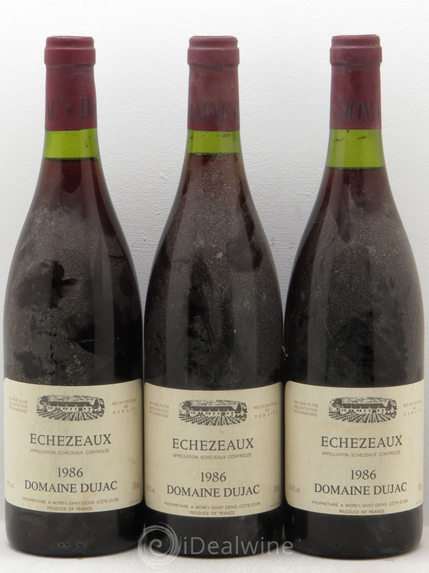 Echezeaux Grand Cru Dujac (Domaine) 1986 - Lot de 3 bouteilles - 0