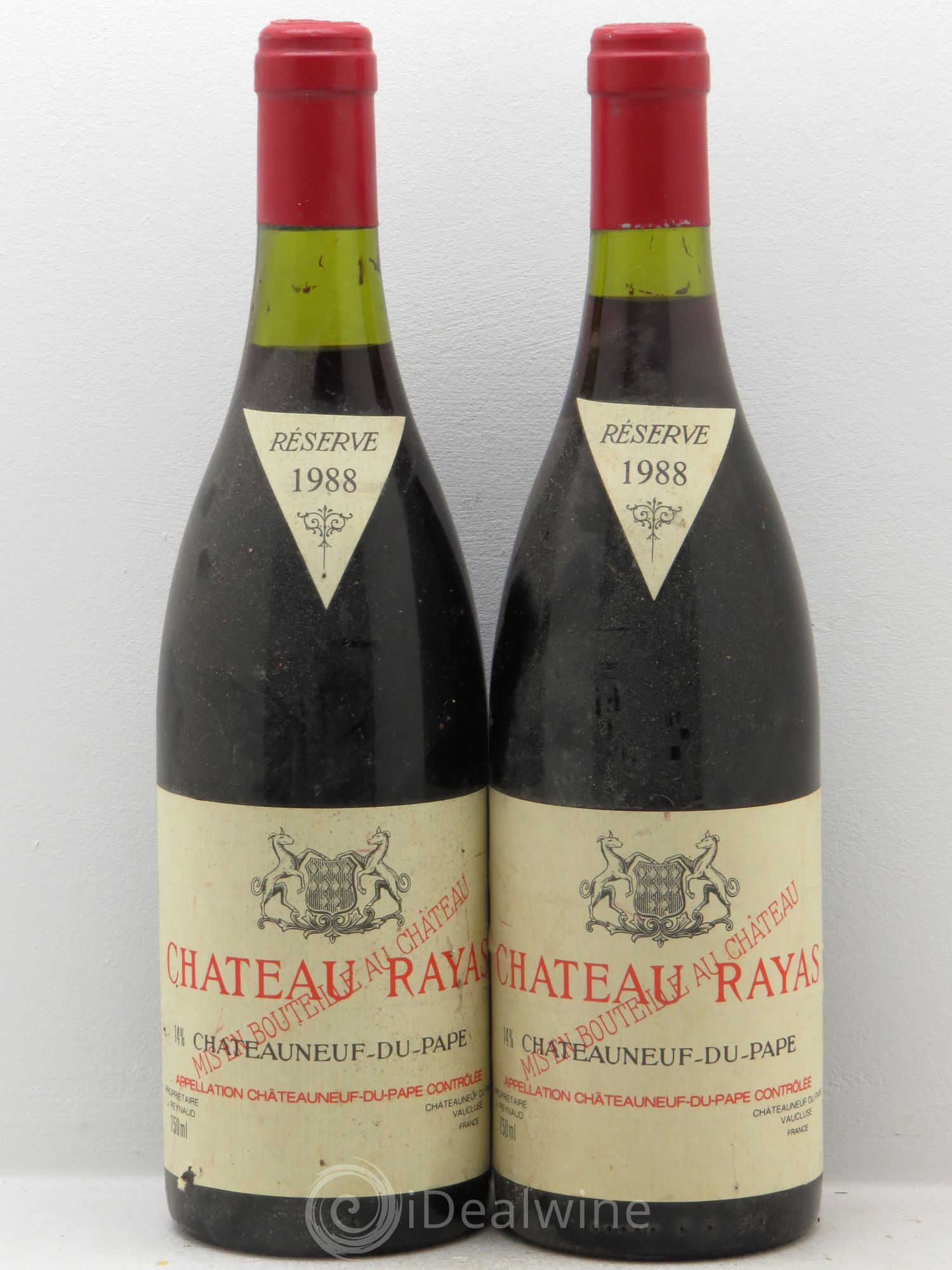 Châteauneuf-du-Pape Château Rayas Emmanuel Reynaud Réserve 1988 - Lot de 2 bouteilles - 0