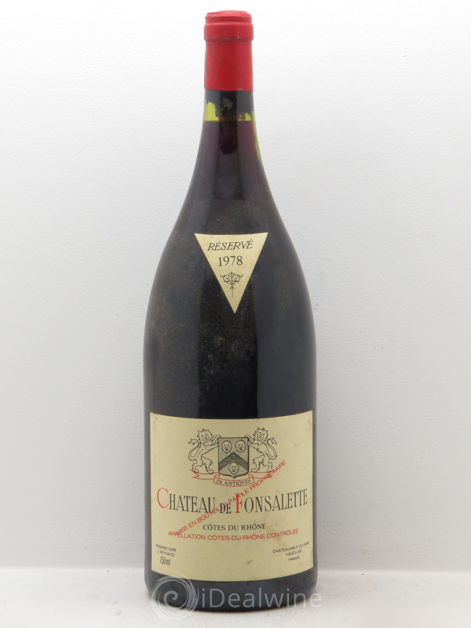 Côtes-du-Rhône Château de Fonsalette Emmanuel Reynaud Réservé 1978 - Lot de 1 magnum - 0