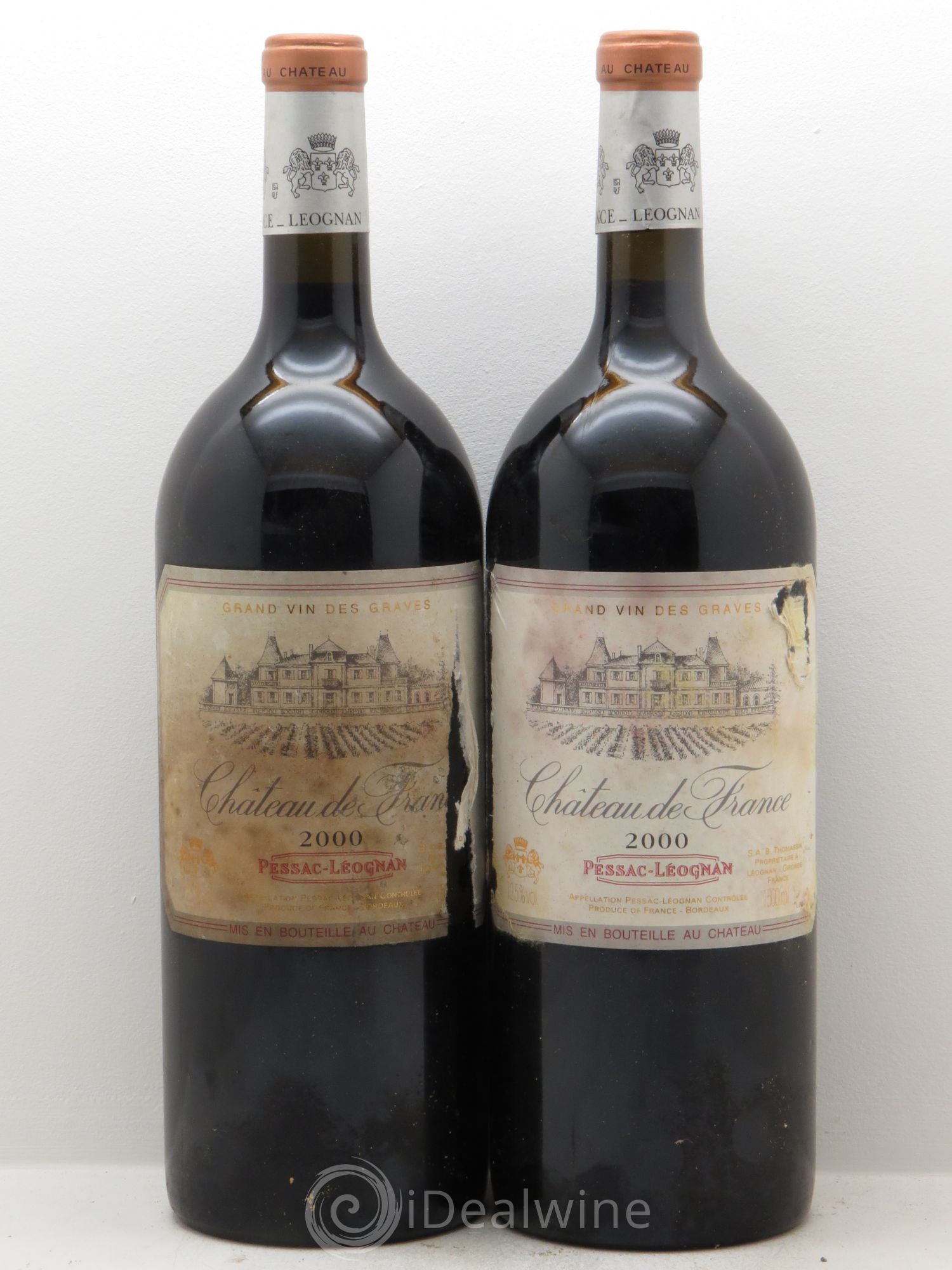 Château de France 2000 - Posten von 2 Magnum - 0