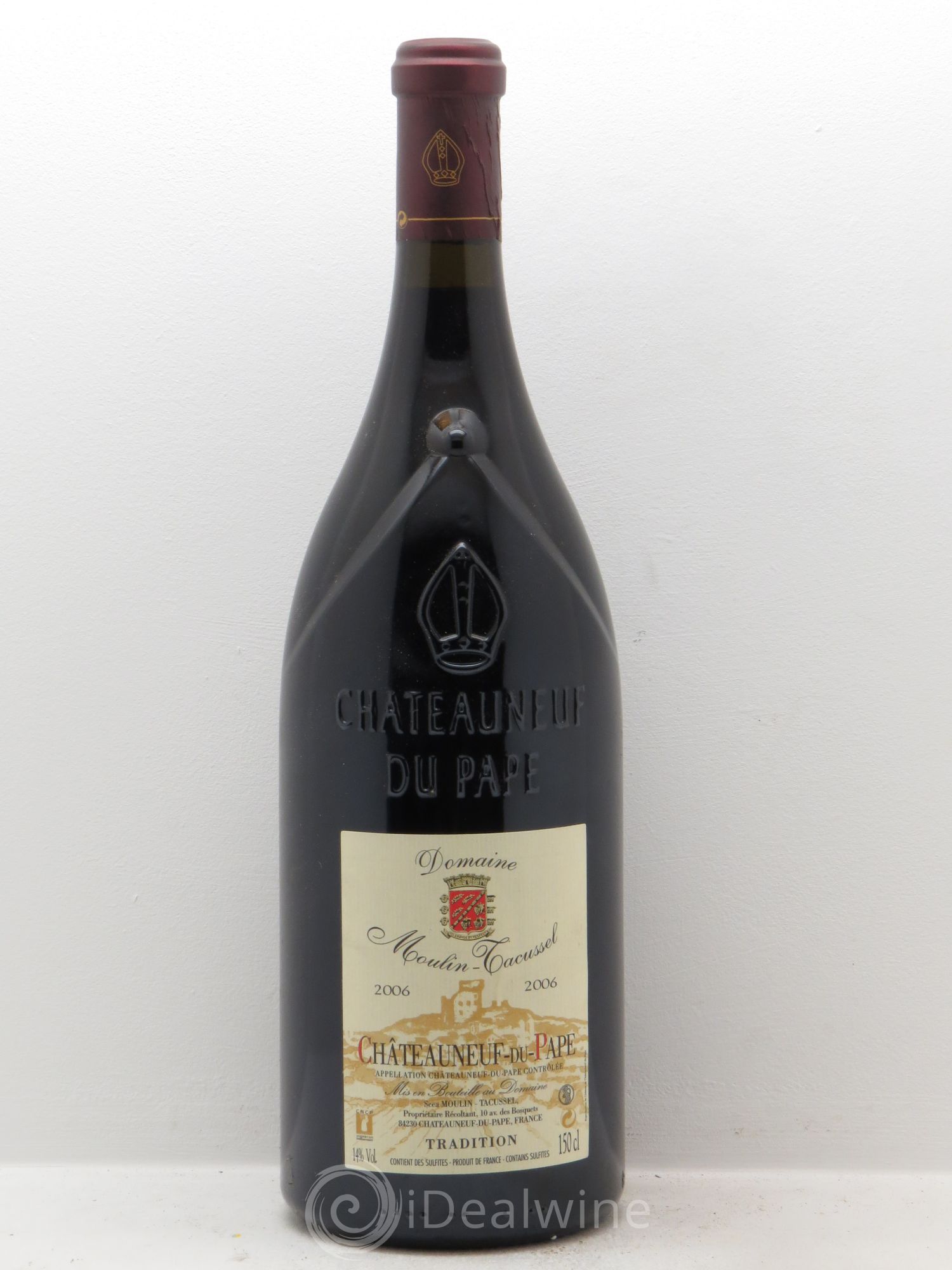 Châteauneuf-du-Pape Domaine Moulin Tacussel Tradition 2006 - Posten von 1 Magnum - 0